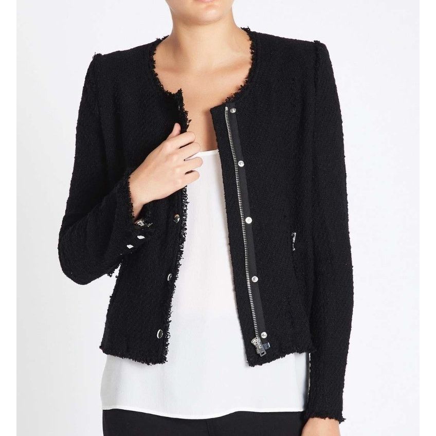 Iro IRO Agnette Tweed Jacket - Size 36 (US 4/6) Size S / US 4 / IT 40 - 1 Thumbnail