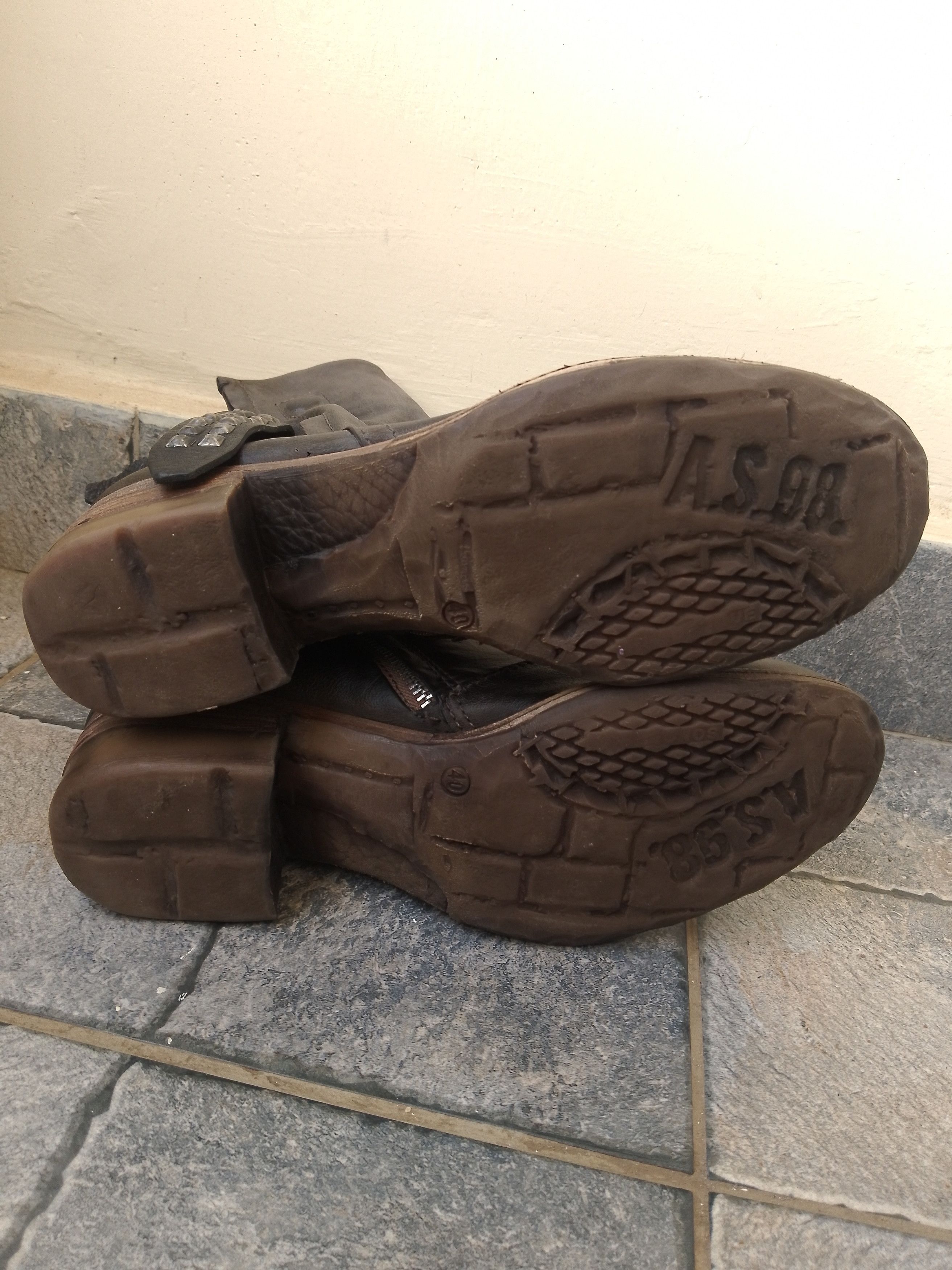 A.S.98 AS 98 biker boots Size US 10 / IT 40 - 9 Thumbnail