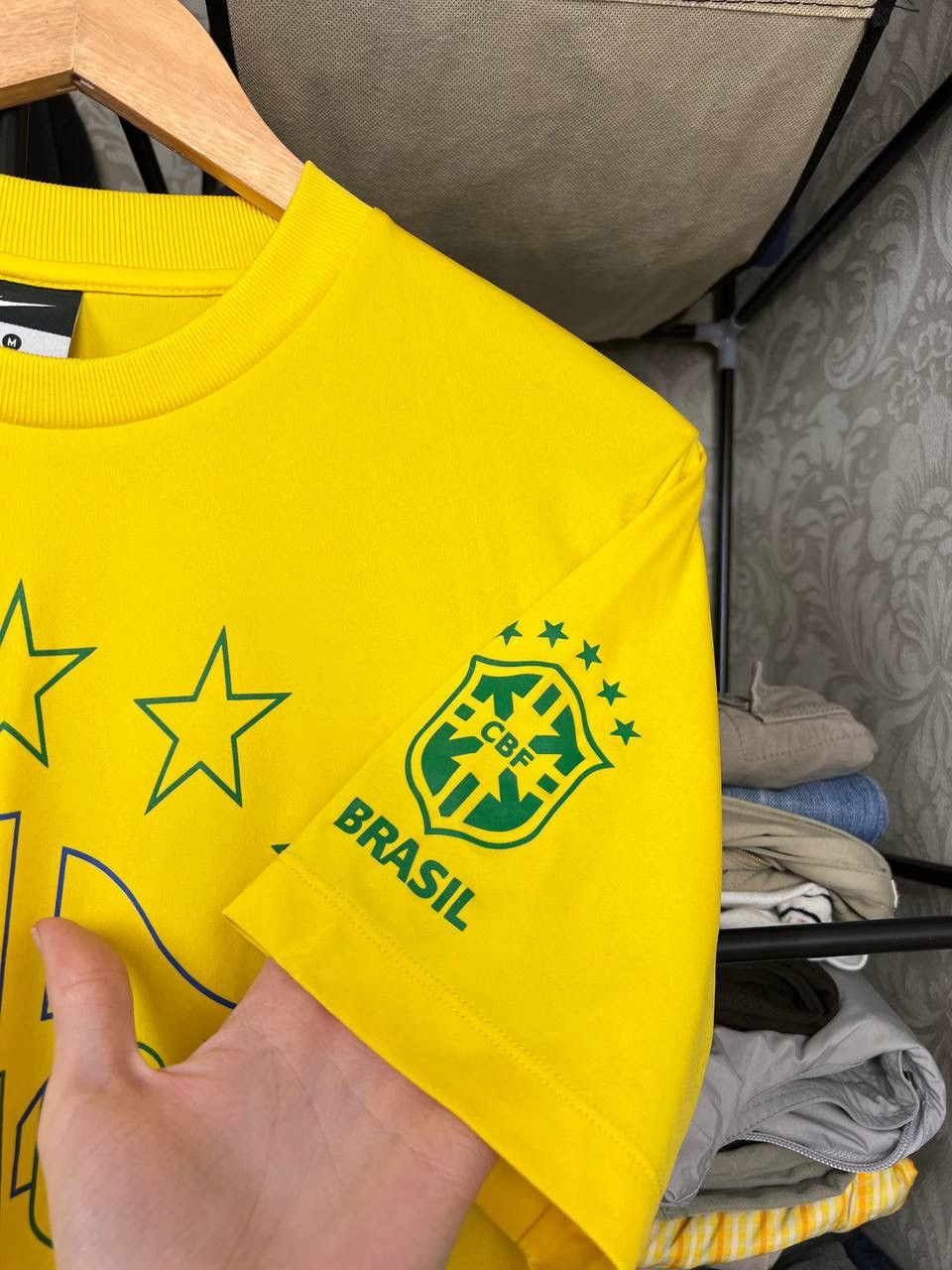 Nike × Vintage Vintage Blokecore Nike Brazil Soccer Jersey Size US M / EU 48-50 / 2 - 4 Thumbnail