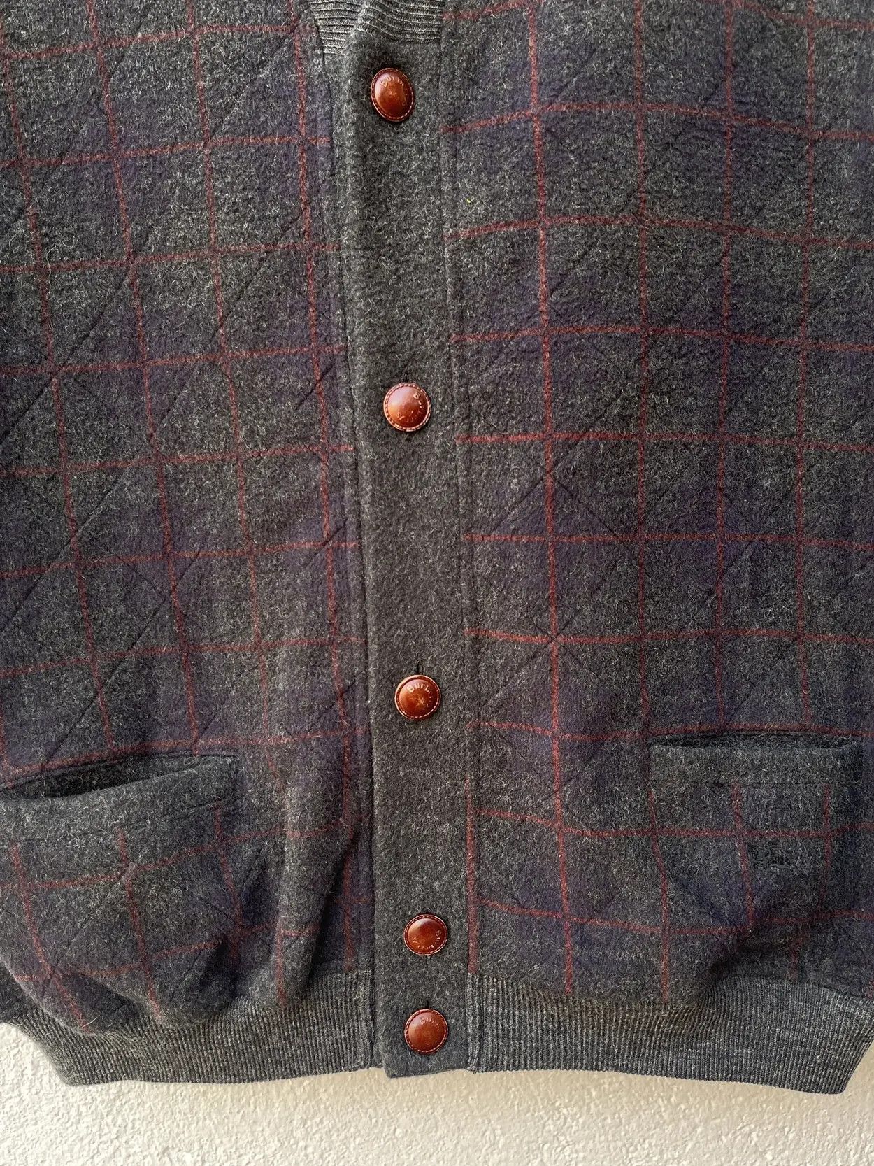 Burberry 🔥 Burberry light bomber wool cardigan jacket size xl Size US XL / EU 56 / 4 - 6 Thumbnail