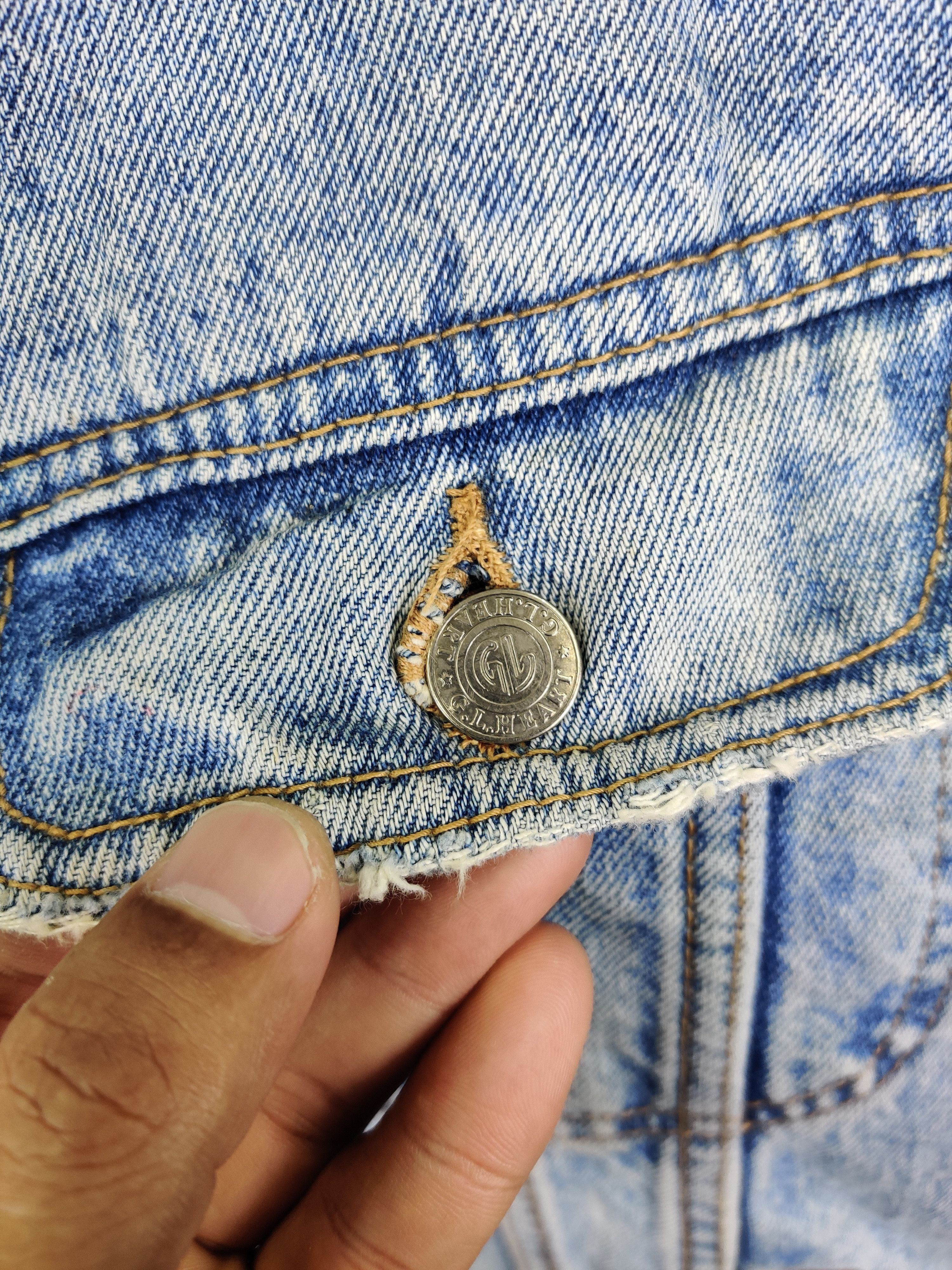 Japanese Brand Vintage G.L Heart Distressed Trucker Denim Jacket Size US M / EU 48-50 / 2 - 8 Thumbnail