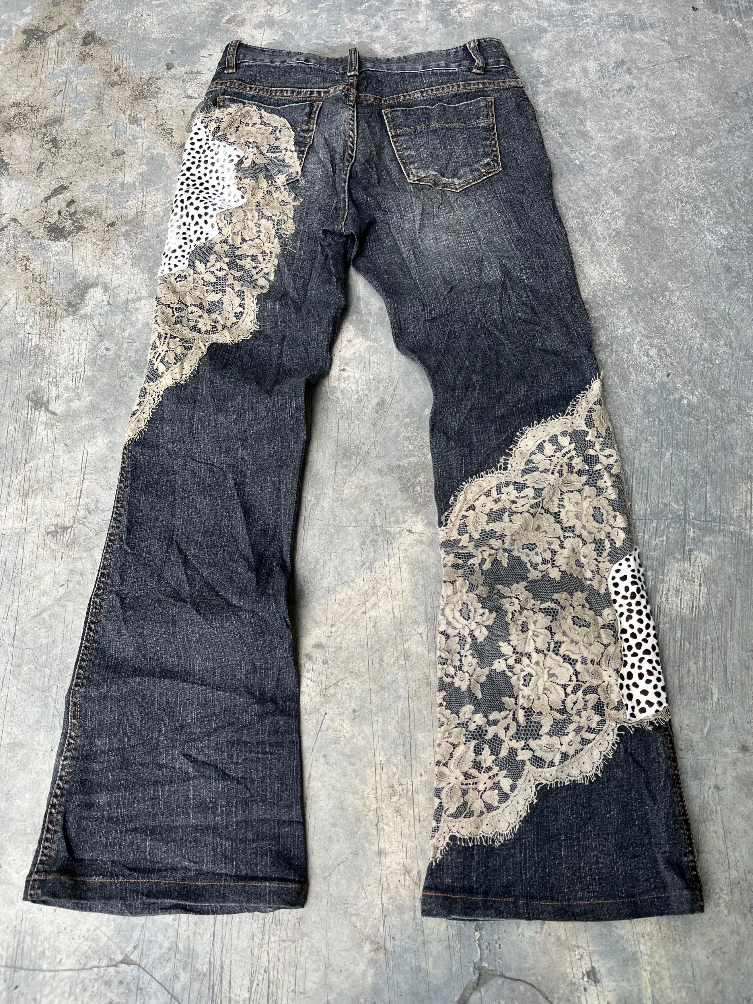 If Six Was Nine × Japanese Brand × Le Grande Bleu (L.G.B.) Perlanova Style If Six Was Nine Flared Pants Size 29" - 2 Thumbnail