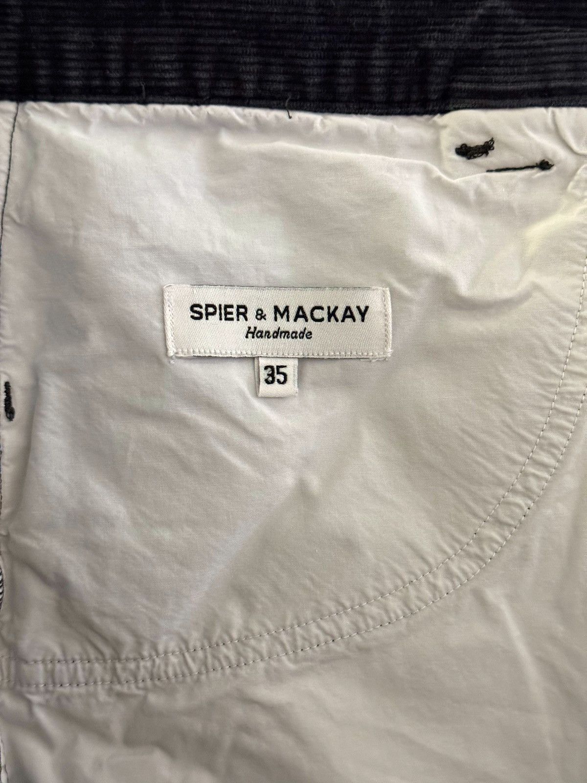 Spier & Mackay Corduroy Pants Dark Grey - Sz 35 Slim