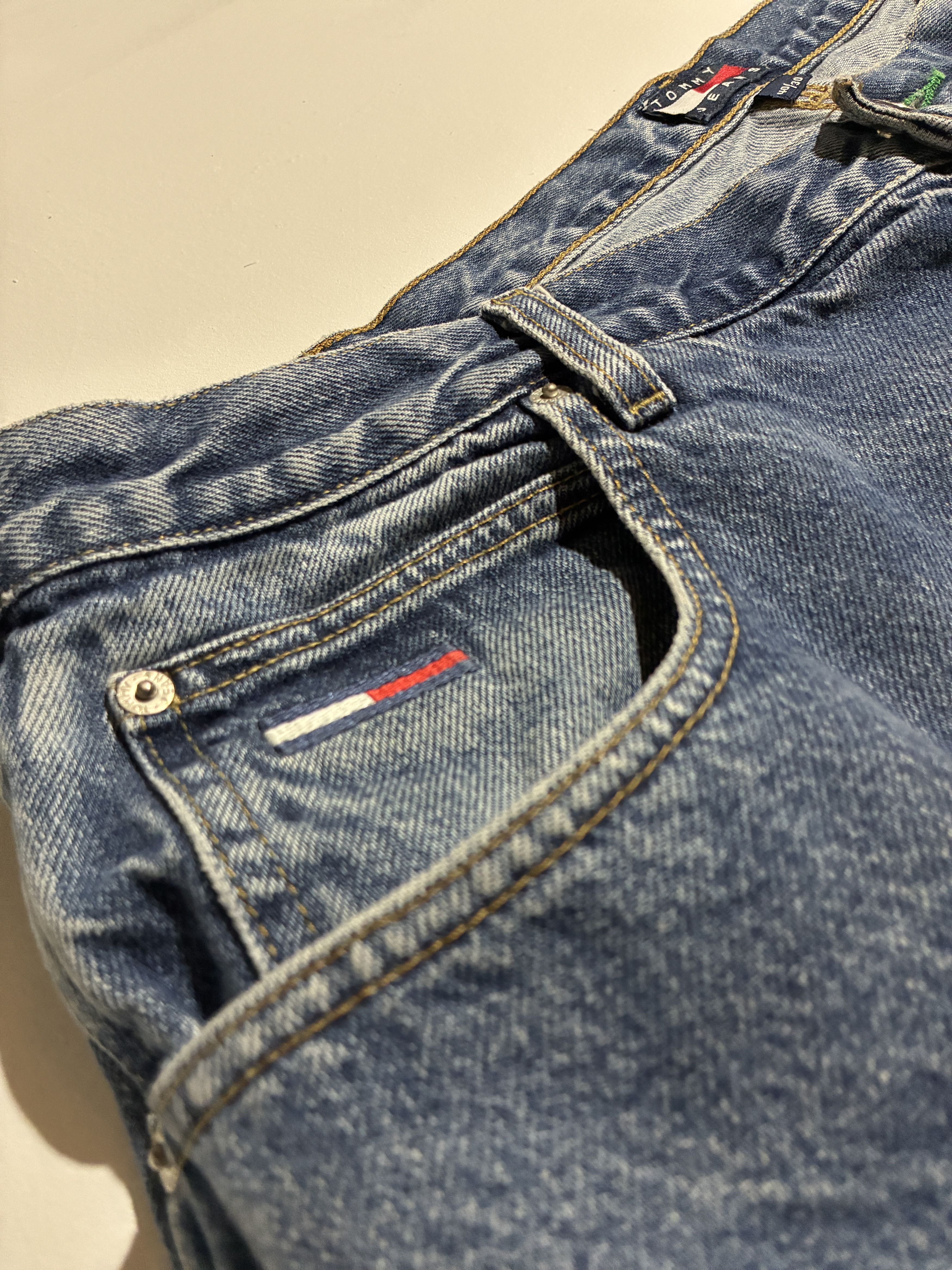 Tommy Hilfiger Vintage Tommy Jeans Carpenter Big Flag Denim 40x30 Size US 40 / EU 56 - 8 Thumbnail