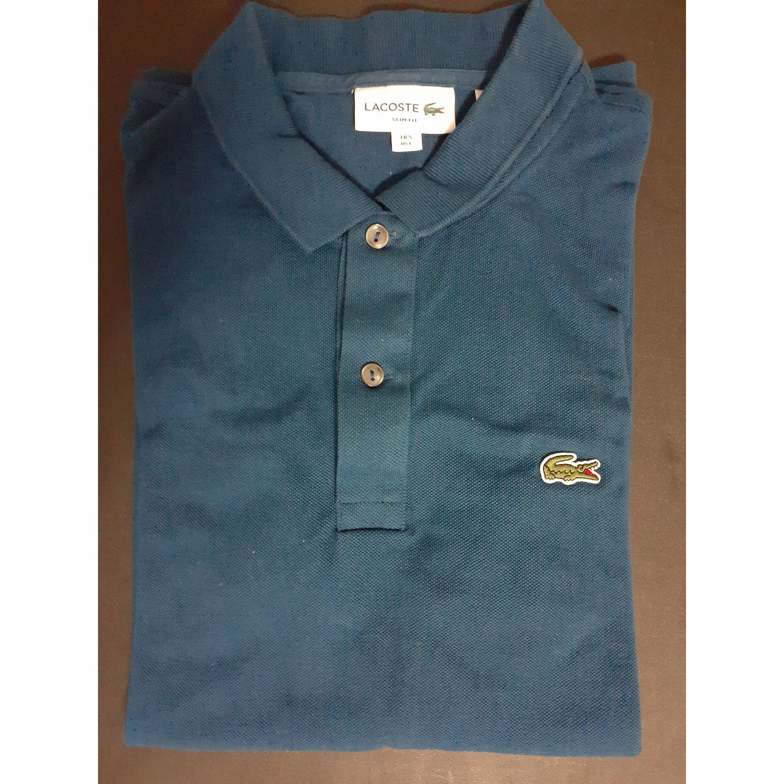 Lacoste Lacoste Mens Men's Short Sleeve Classic Pique Polo Blue L Size US L / EU 52-54 / 3 - 1 Thumbnail
