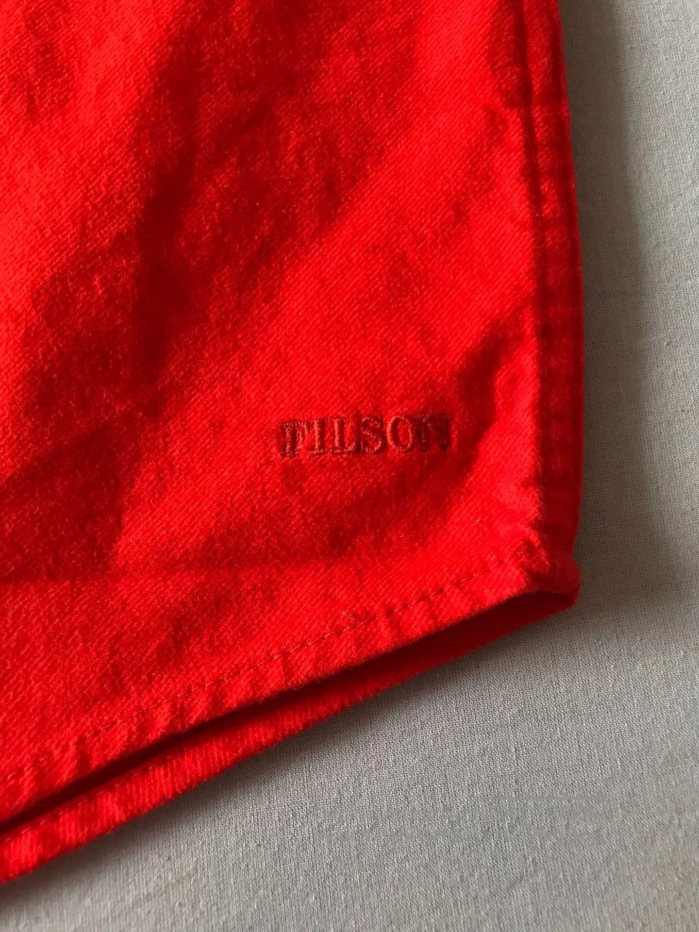 Filson Filson Flame Red Heavyweight Flannel Work Shirt. Size US M / EU 48-50 / 2 - 6 Thumbnail
