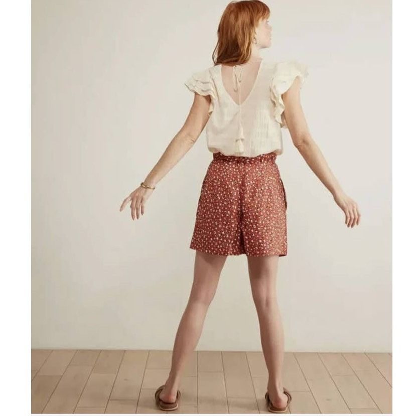 Anthropologie New Anthropologie THE ODELLS Malmo Belted Beach Shorts Sz 6 Size 28" / US 6 / IT 42 - 5 Thumbnail