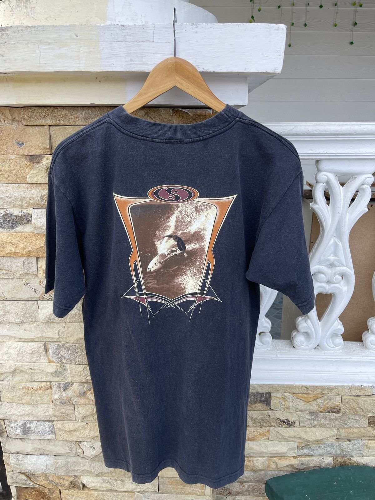 Vintage Last Drop🔥Rare🔥Vintage Faded 90s T&C Surf Design Tee Size US S / EU 44-46 / 1 - 2 Thumbnail