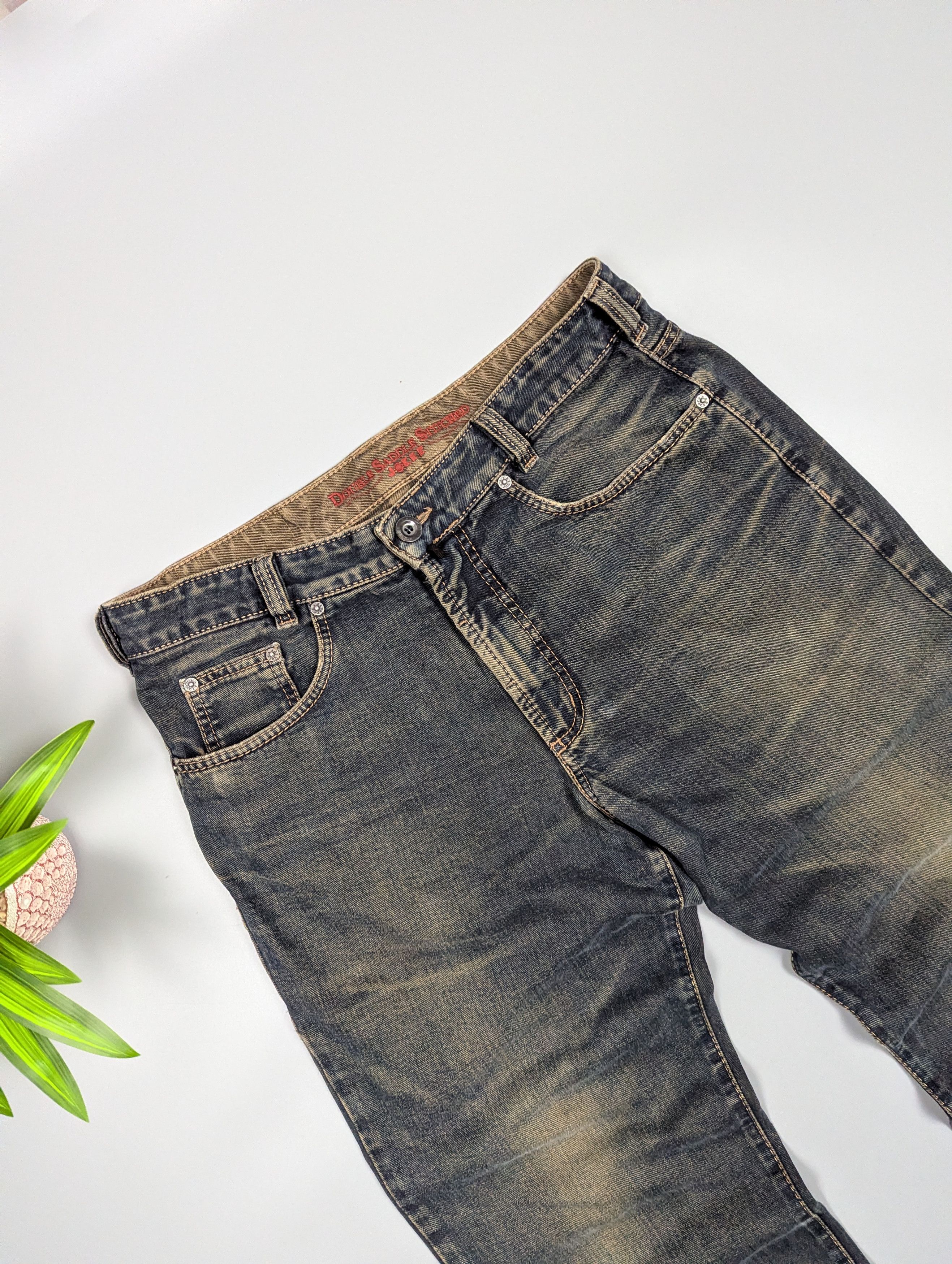 Vintage JOKER Vintage 90s Faded Distressed Straight Leg Jeans Size US 36 / EU 52 - 6 Thumbnail