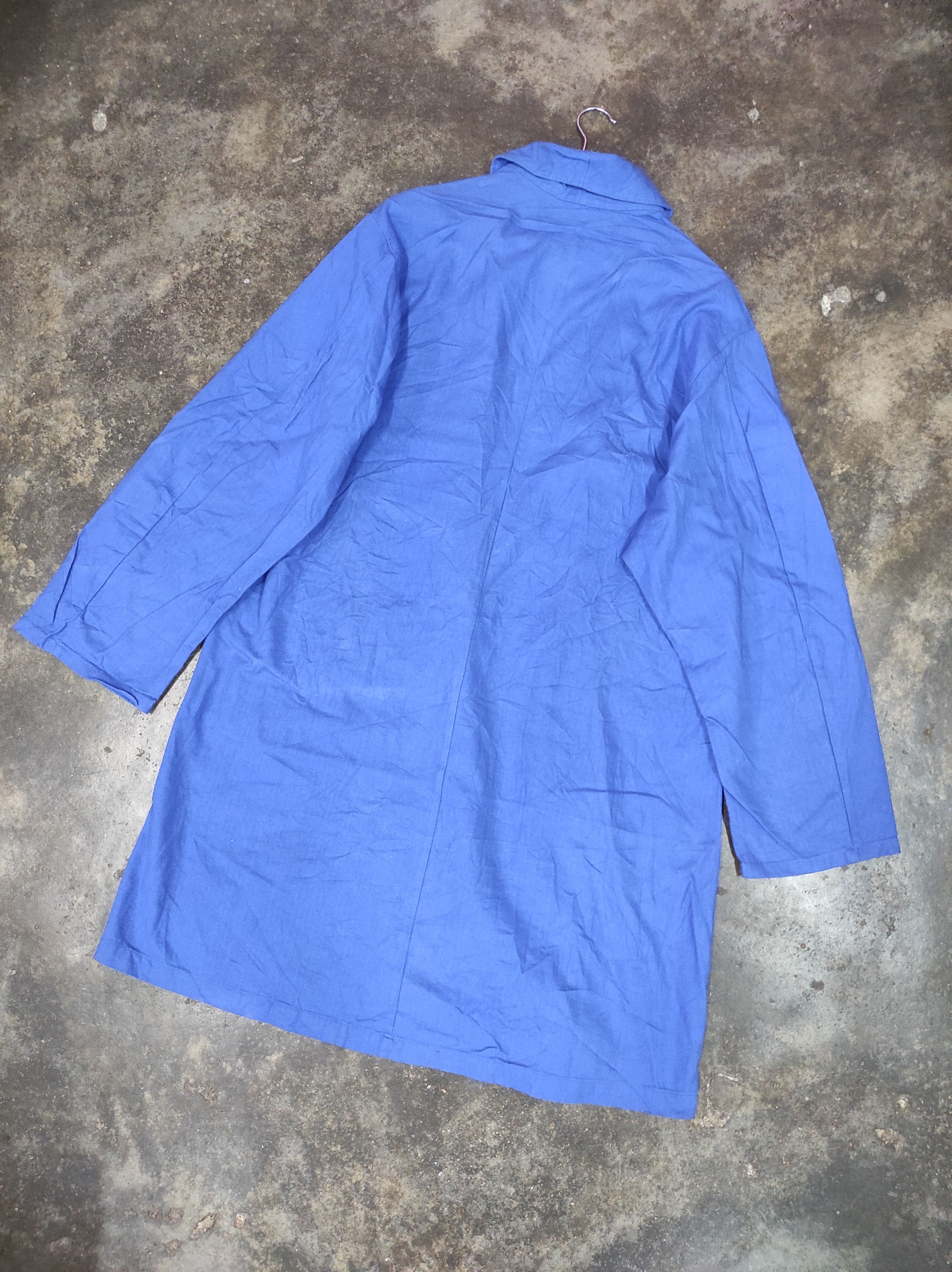 Indigo × Vintage 2 50 . 84 INDIGO BLUE OVERCOAT LONG JACKET Size US L / EU 52-54 / 3 - 5 Thumbnail