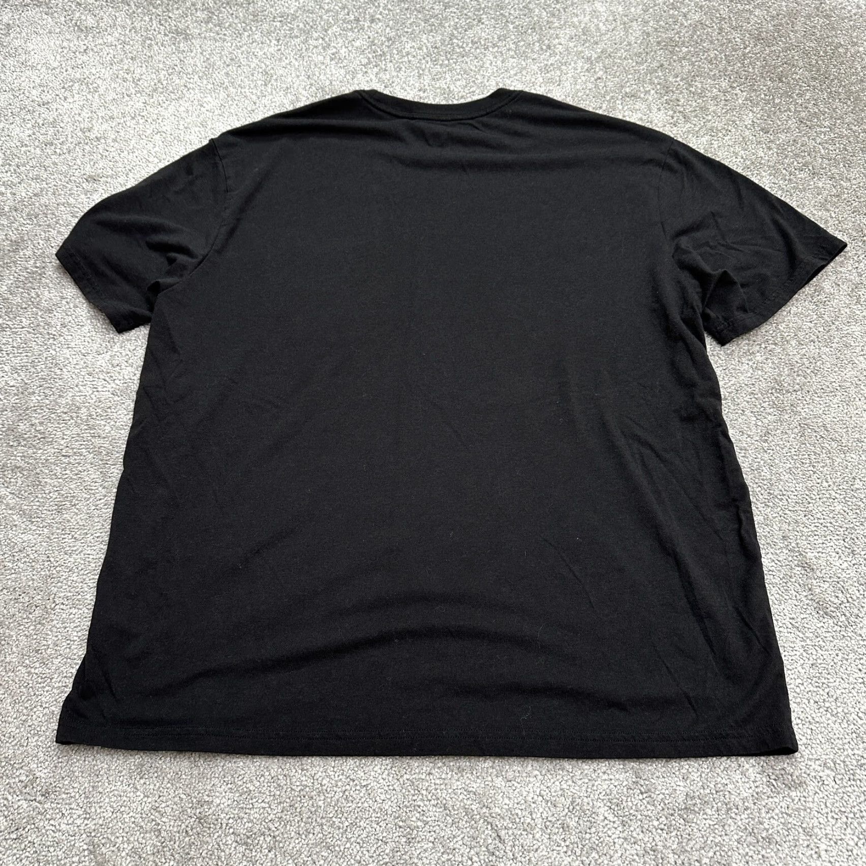 Athletic Works Athletic Works T-Shirt Basic Tee Mens 2XL Black Short Sleeve Crew Neck Casual Top Size US XXL / EU 58 / 5 - 2 Thumbnail