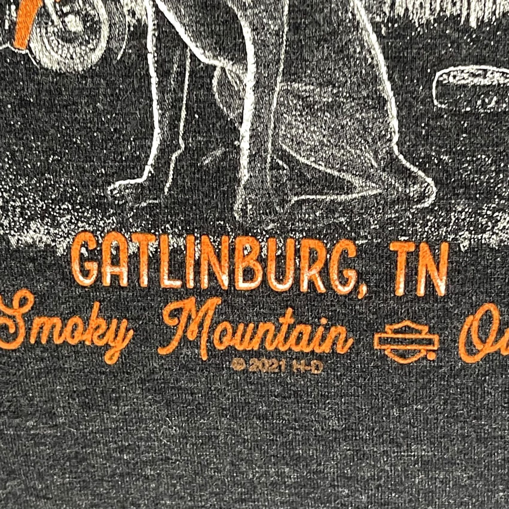 Harley Davidson Harley-Davidson Shirt Womens Medium Hillbilly Gatlinburg TN Graphic Biker Tee Size M / US 6-8 / IT 42-44 - 6 Thumbnail