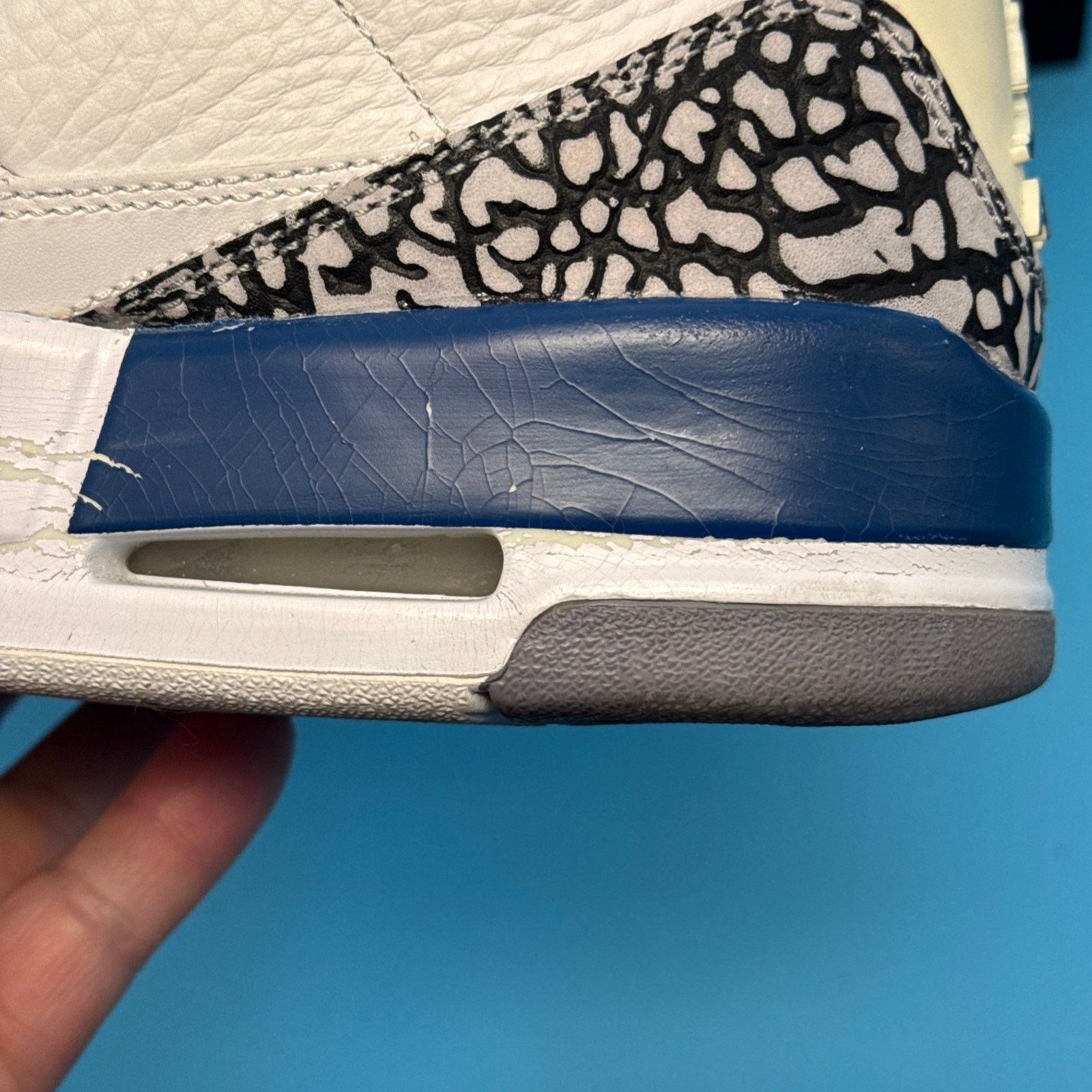 Jordan Brand × Nike Air Jordan Retro 3 "True Blue" 2009 m8.5 w10 Size US 8.5 / EU 41-42 - 11 Thumbnail