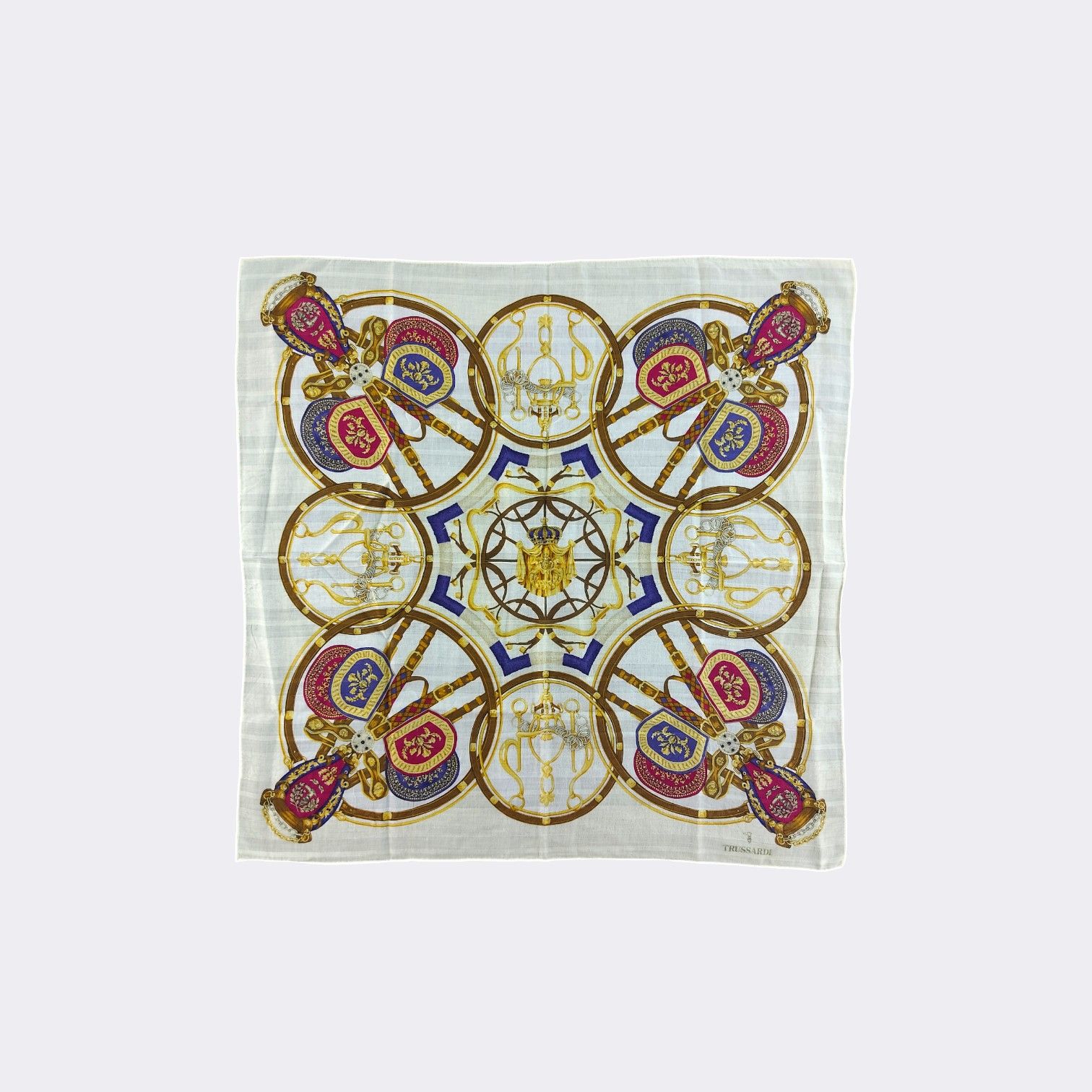 Trussardi Vintage Trussardi Handkerchief Neckerchief Bandana H037G Size ONE SIZE - 2 Thumbnail