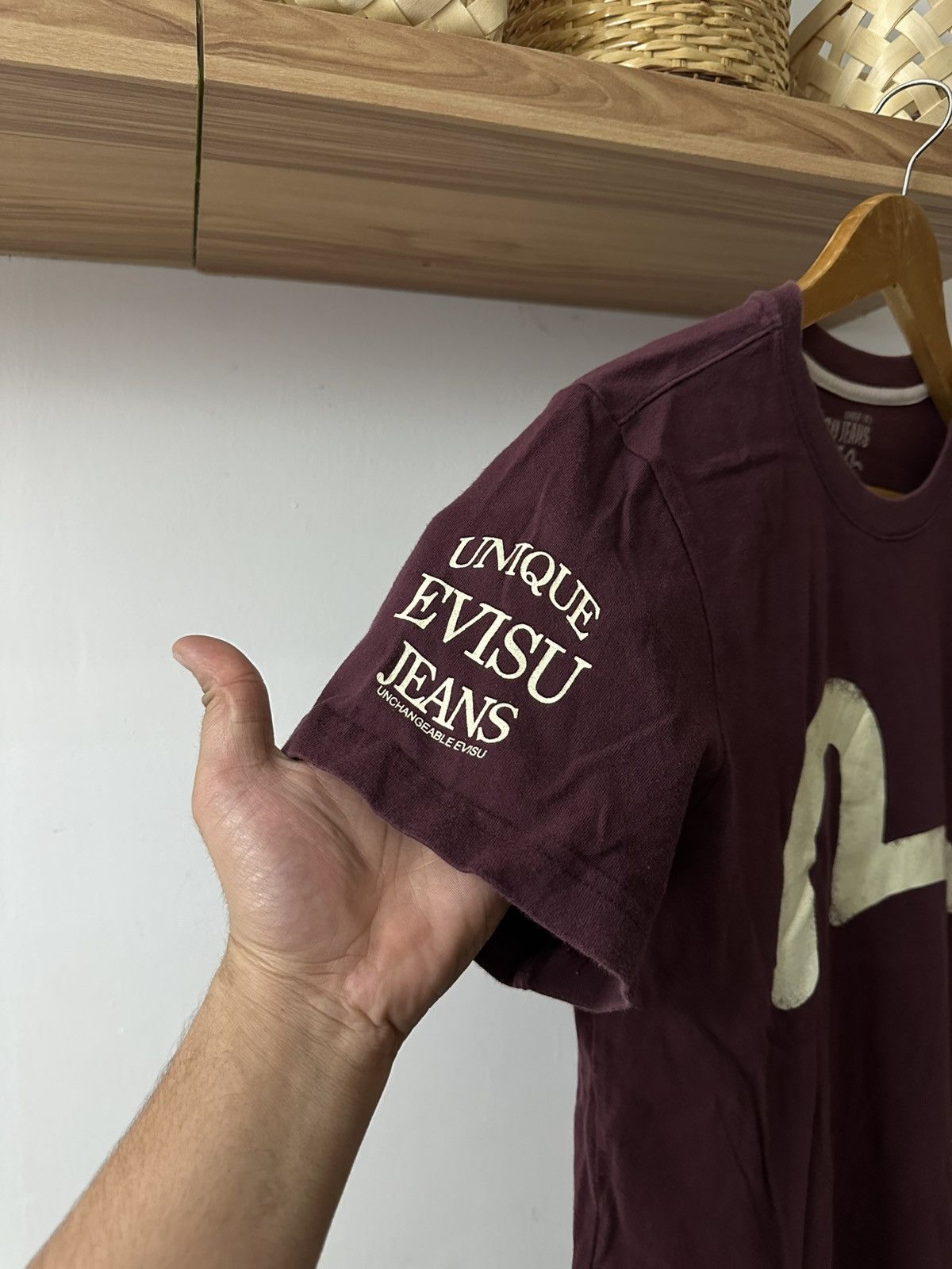 Evisu Evisu Og Logo Maroon T-Shirt Size US S / EU 44-46 / 1 - 4 Thumbnail