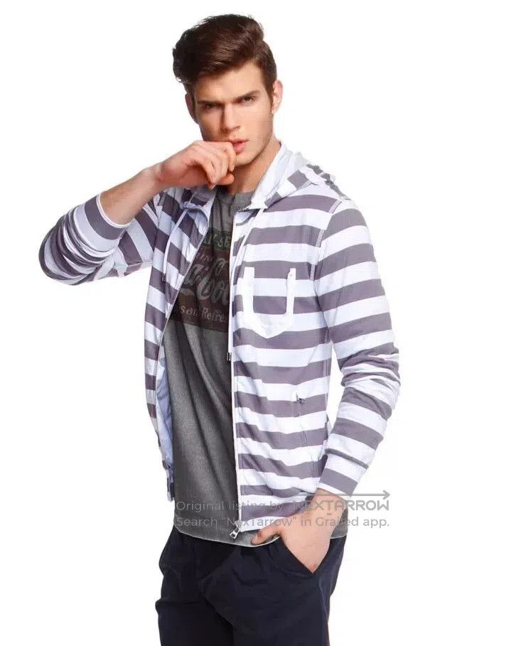 Dolce & Gabbana Dolce Gabbana Striped Hooded Sweatshirt. Size US M / EU 48-50 / 2 - 1 Thumbnail