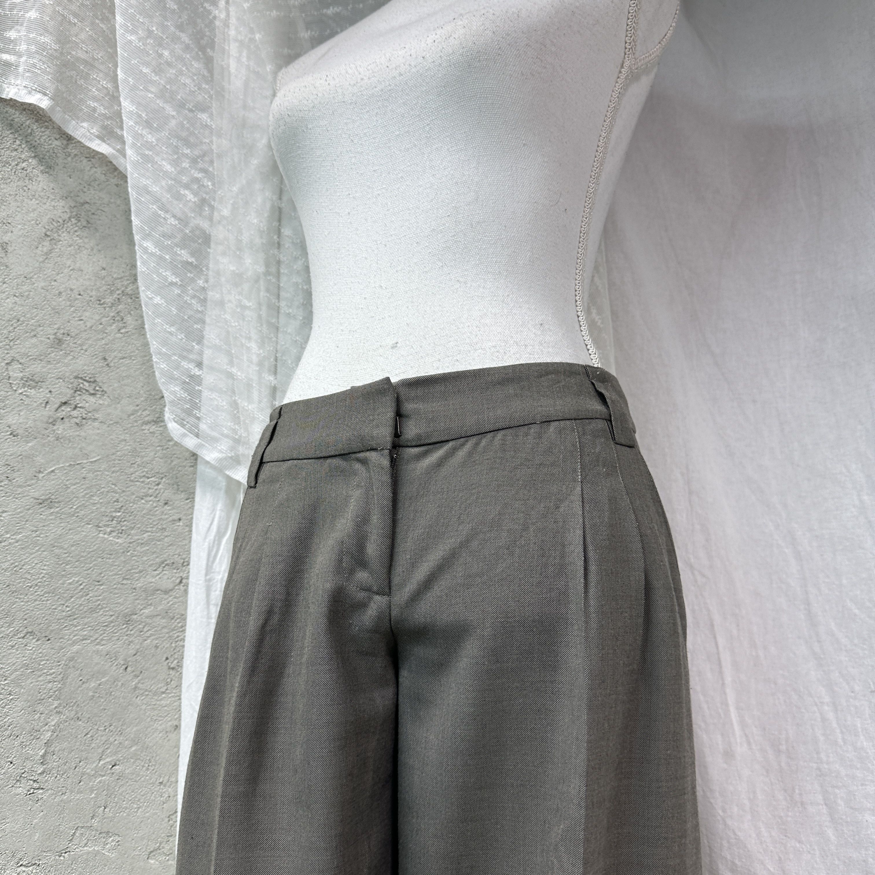 Vintage Vintage Avant Garde Elegant Wide Leg Morgan Pants Y2K Size 26" / US 2 / IT 38 - 5 Thumbnail