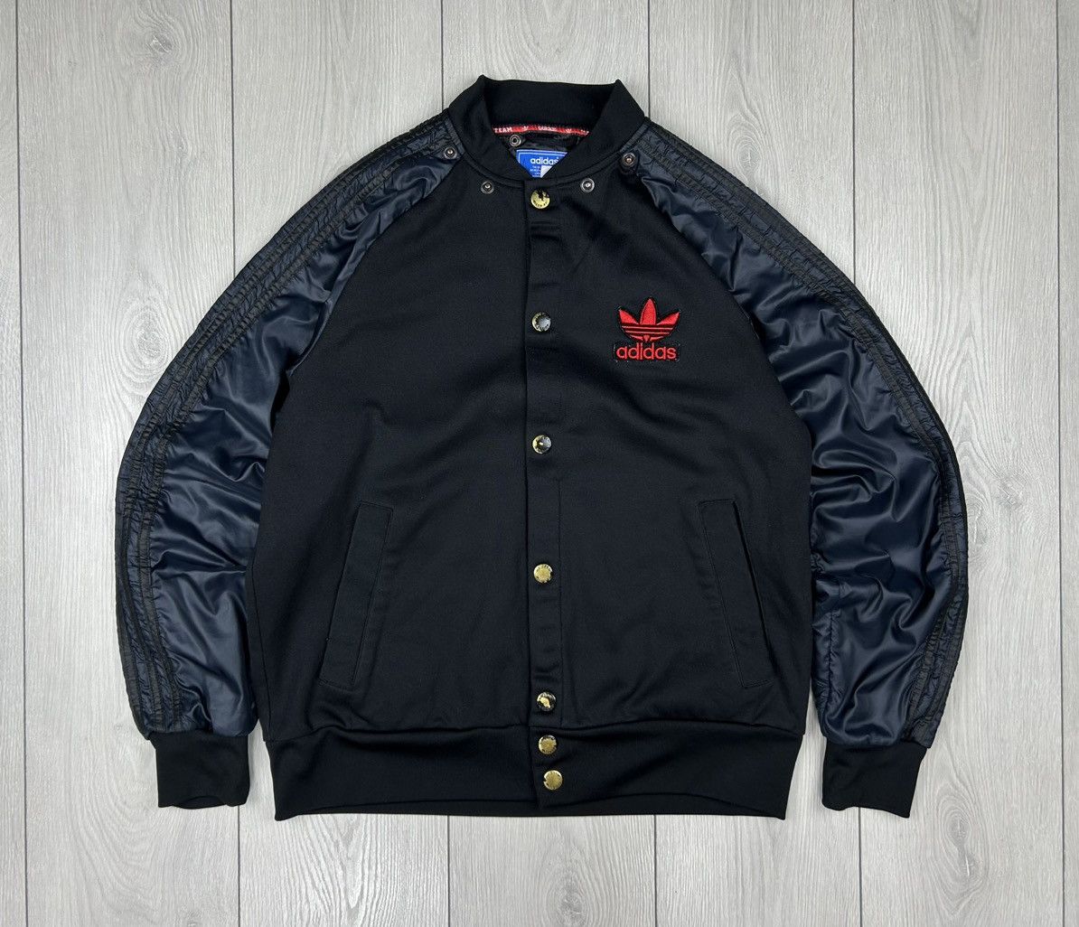 Adidas × Vintage Adidas Vintage Bomber Jacket Black Size M Size US M / EU 48-50 / 2 - 1 Thumbnail