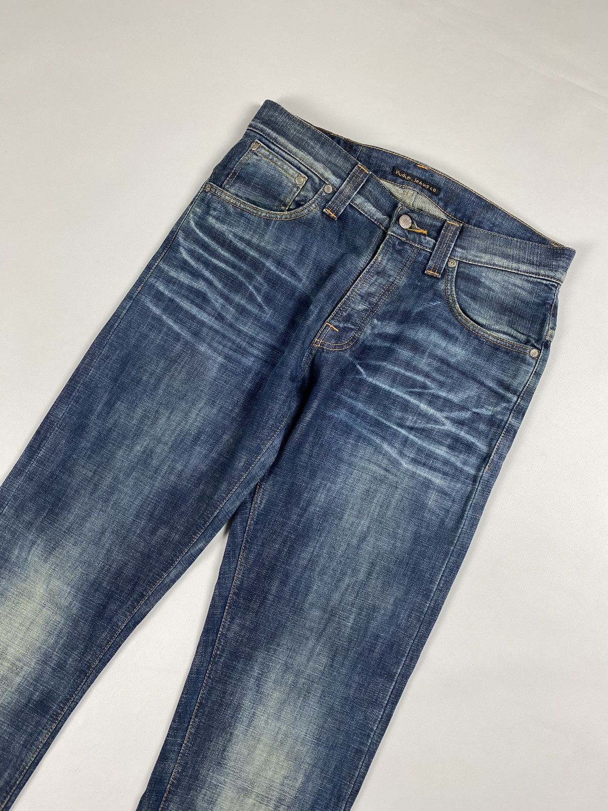 Nudie Jeans Nudie Jeans Co Even Steven Original Selvage Denim Jeans Size US 30 / EU 46 - 4 Thumbnail