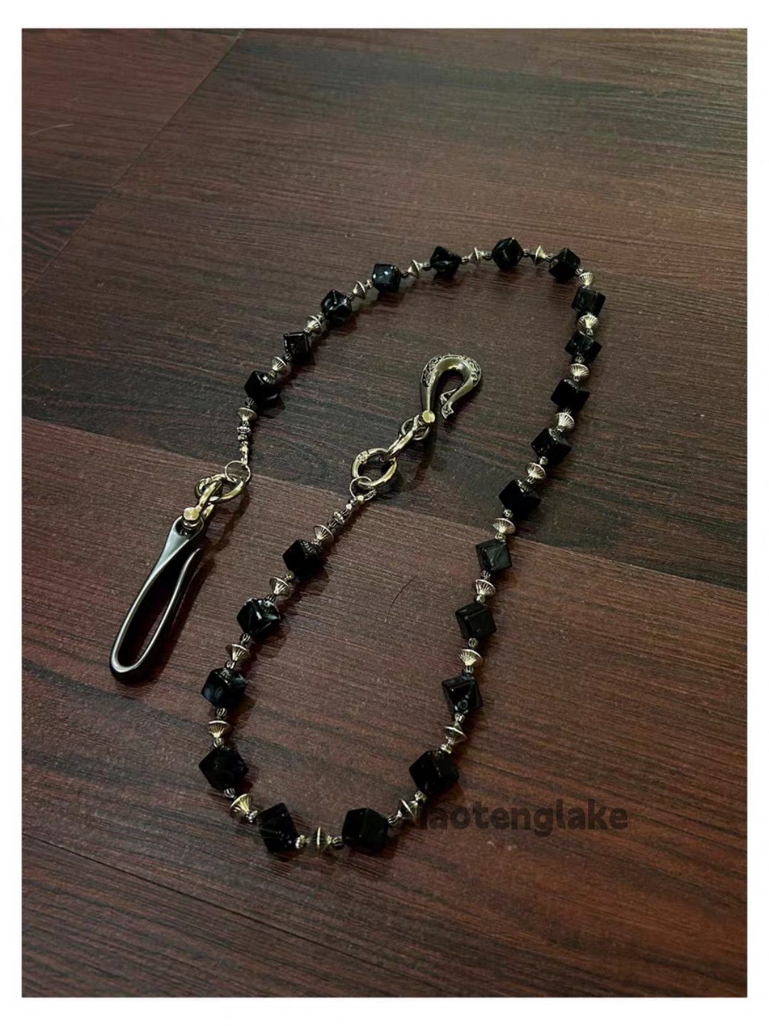 Vintage Beaded punk grunge motorcycle wallet key jeans chain Size ONE SIZE - 3 Thumbnail