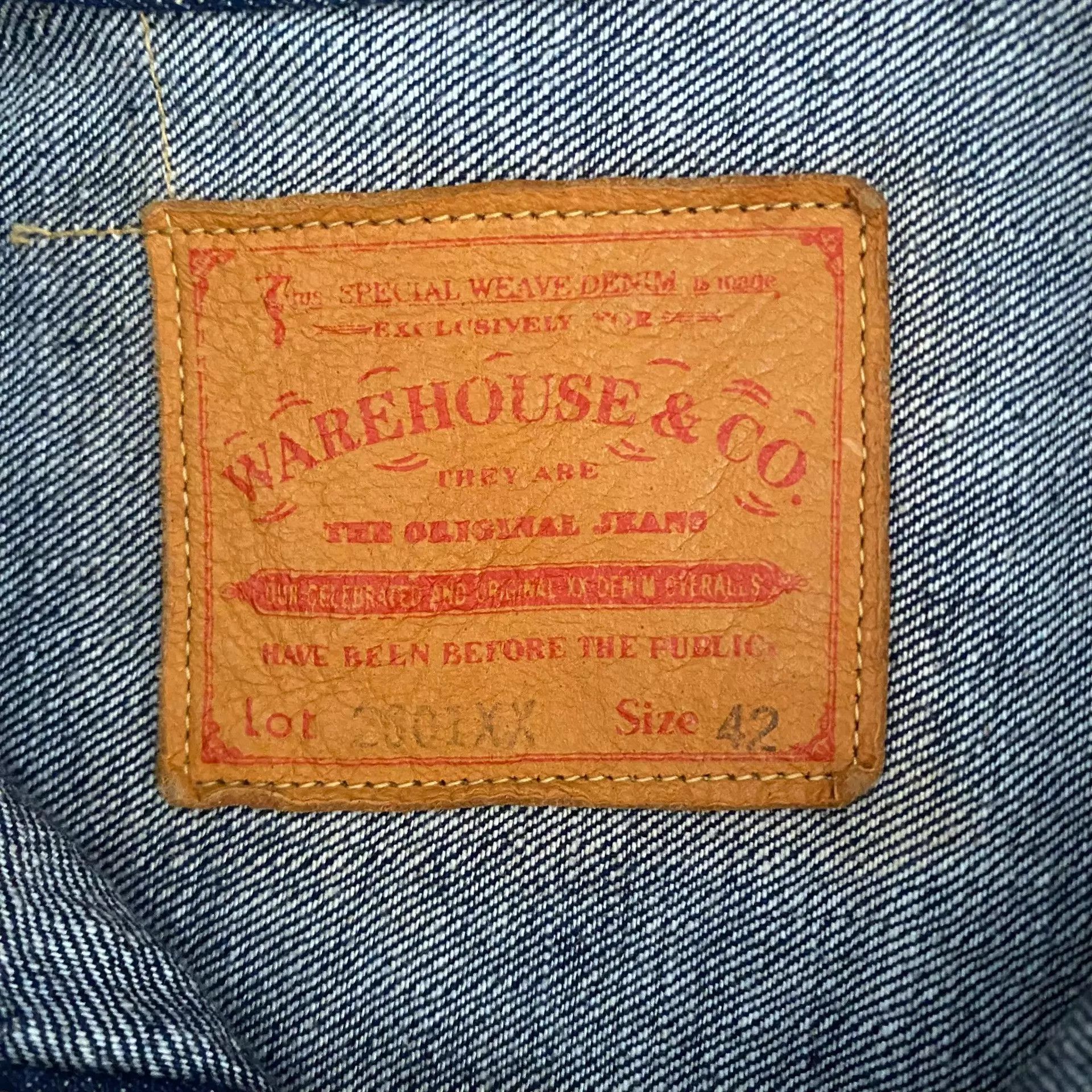 Warehouse Warehouse 2001xx 1920s Natural Indigo Denim Jkt 42 Size US L / EU 52-54 / 3 - 4 Thumbnail