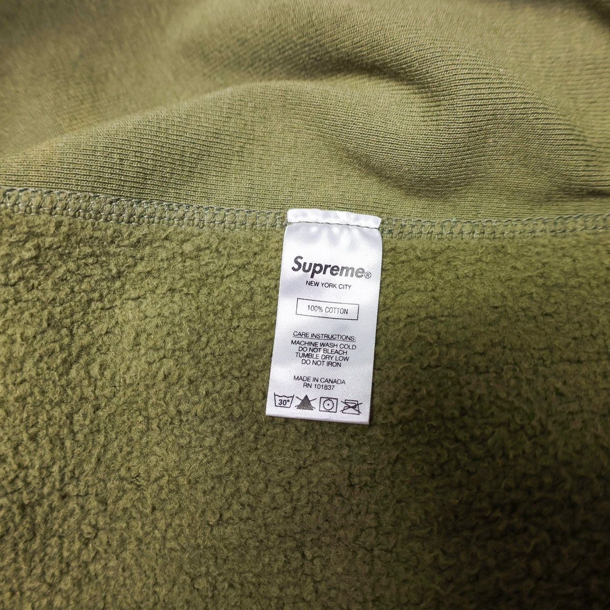 Supreme Supreme Cross Box Logo Hoodie FW20 Light Olive Size US L / EU 52-54 / 3 - 6 Thumbnail