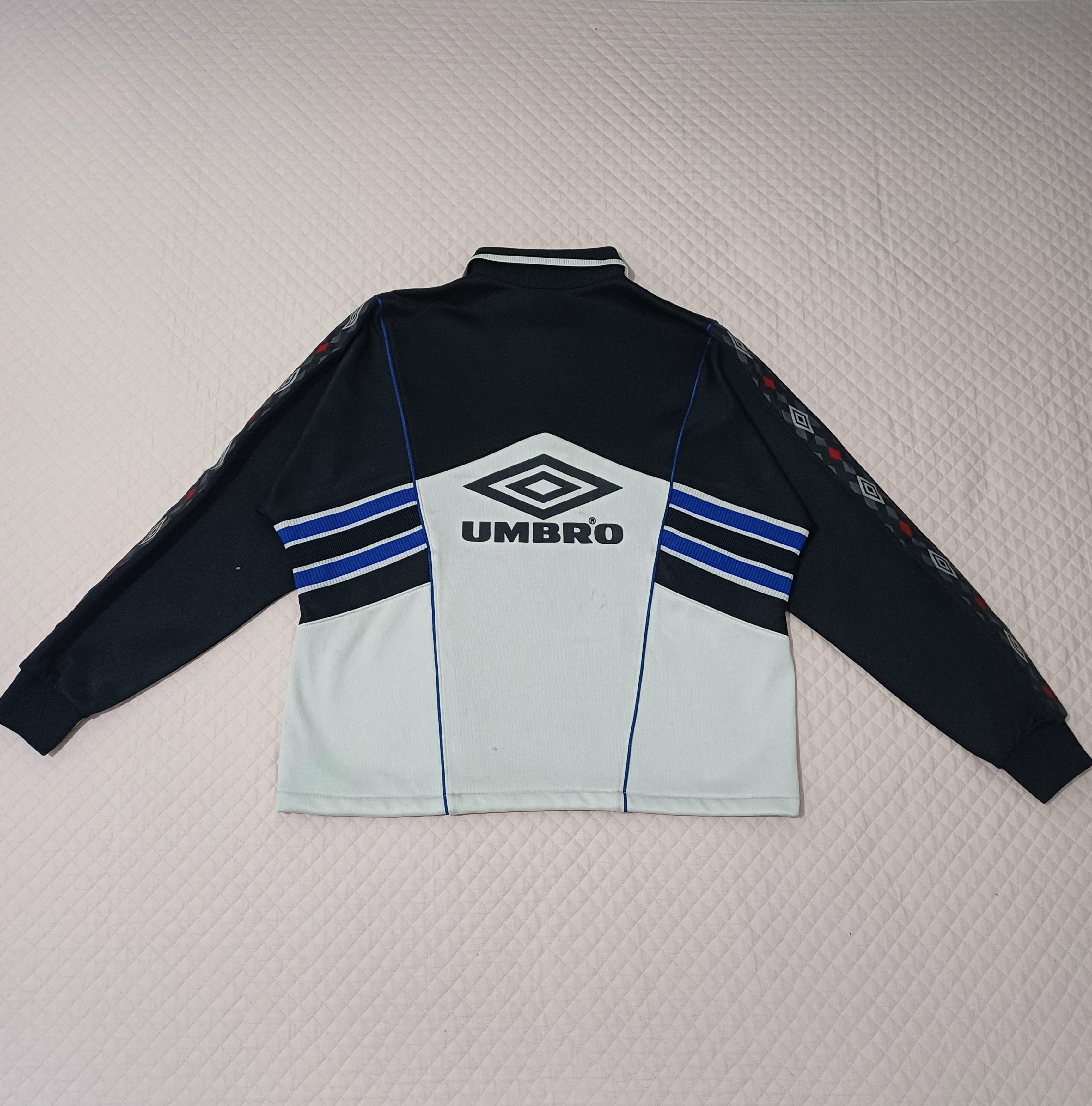 Umbro Umbro 90's Jersey Track Jacket Half Zip Size US L / EU 52-54 / 3 - 5 Thumbnail