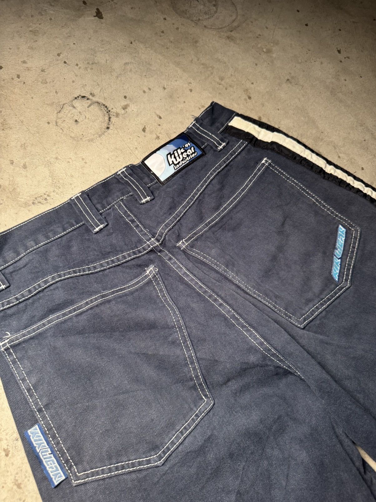 JNCO Rare 1991 Vintage Kik Wear Jeans Size US 32 / EU 48 - 7 Thumbnail