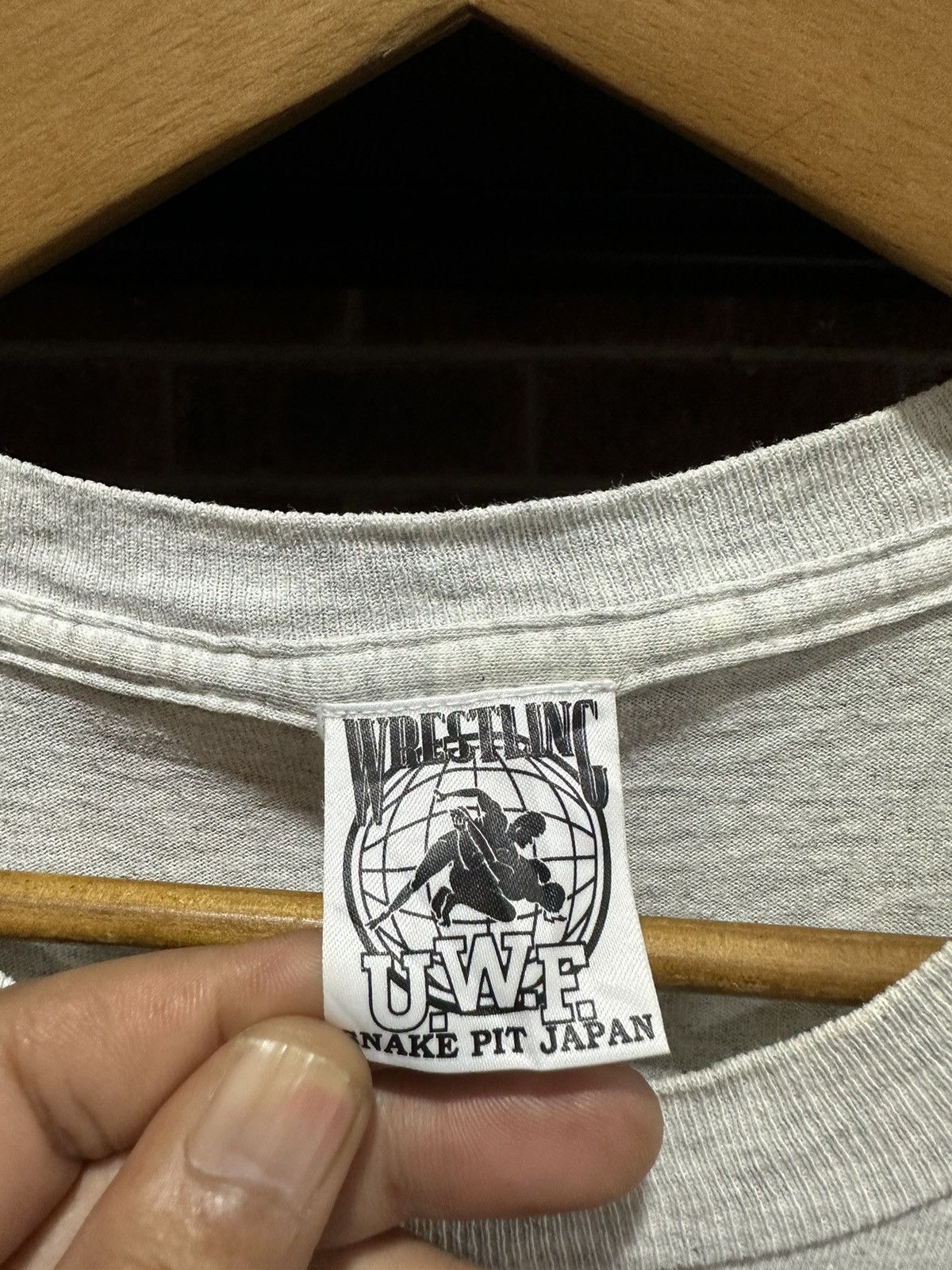 Vintage × WWE × WWF Vintage 90s UWF Snake Pit Japan Wrestling Tee Size US M / EU 48-50 / 2 - 3 Thumbnail