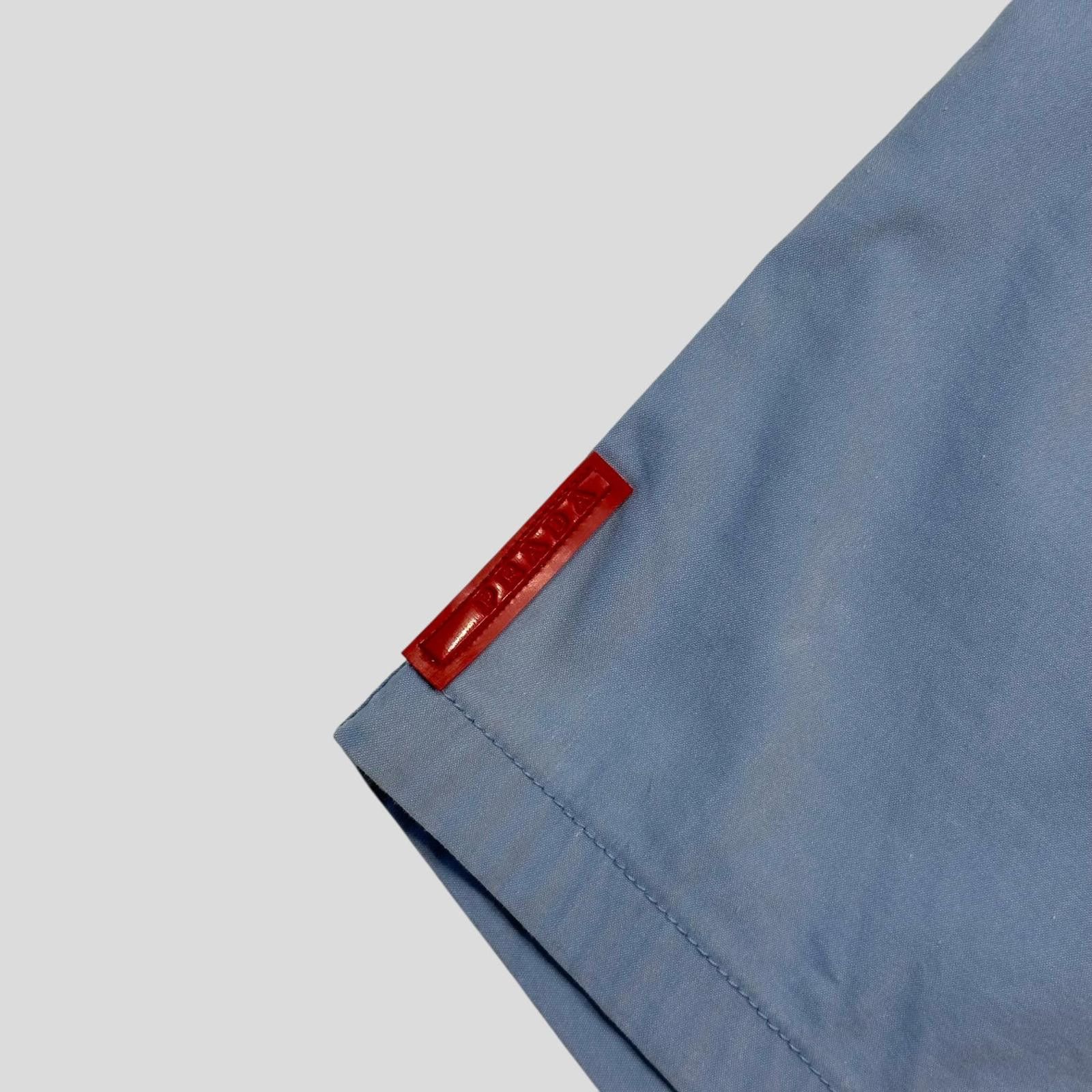 Prada Prada Sport 2008 Baby Blue Cotton Swim Shorts - M/L Size US 34 / EU 50 - 2 Thumbnail