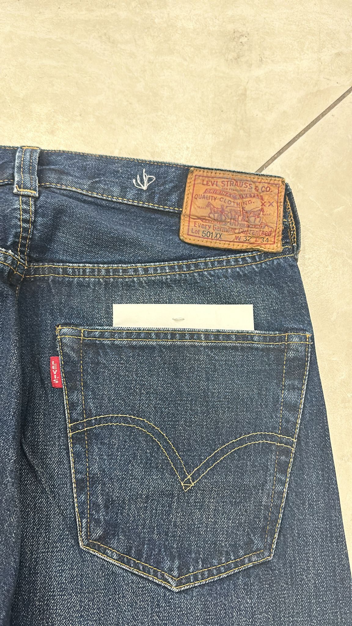 Levi's Vintage Clothing LVC Levi's Vintage Clothing 1947 501XX BigE Selvedge Jeans Size US 32 / EU 48 - 3 Thumbnail