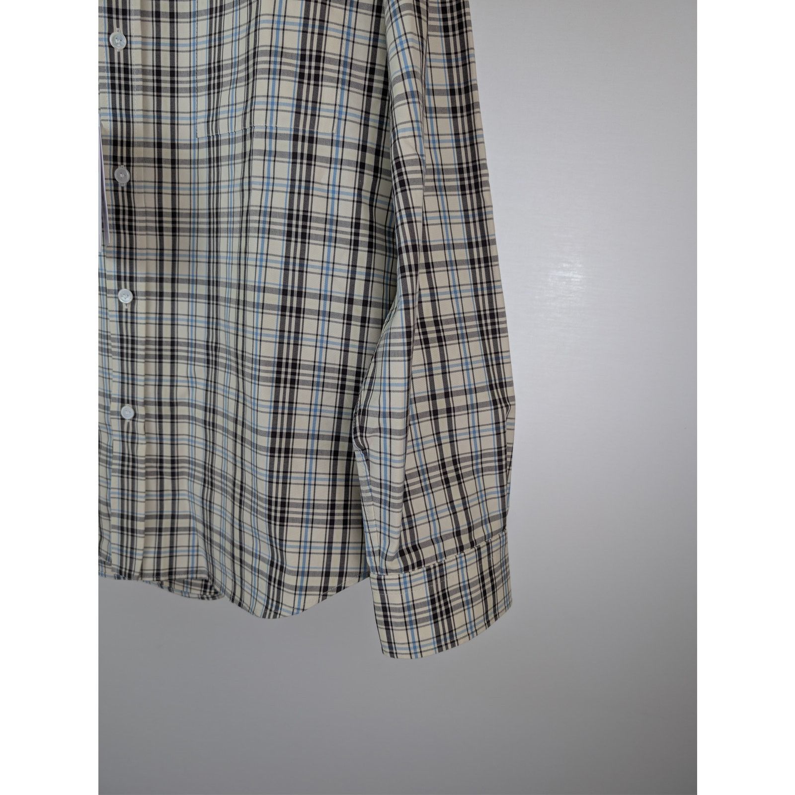 Bottega Veneta o1rshd1 Bold Check Composition Cotton Shirt Chalk / Fondant Size US M / EU 48-50 / 2 - 5 Thumbnail