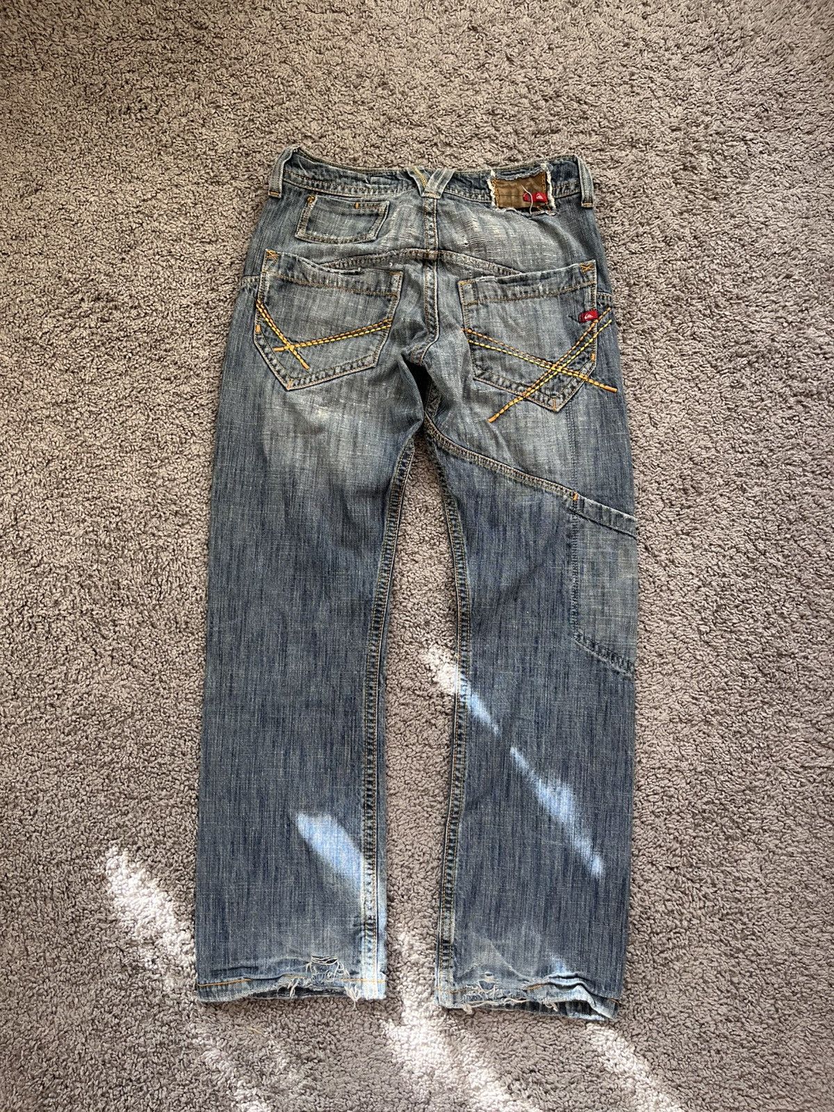 Denime Quiksilver vintage jeans Y2k Size US 31 - 1 Thumbnail