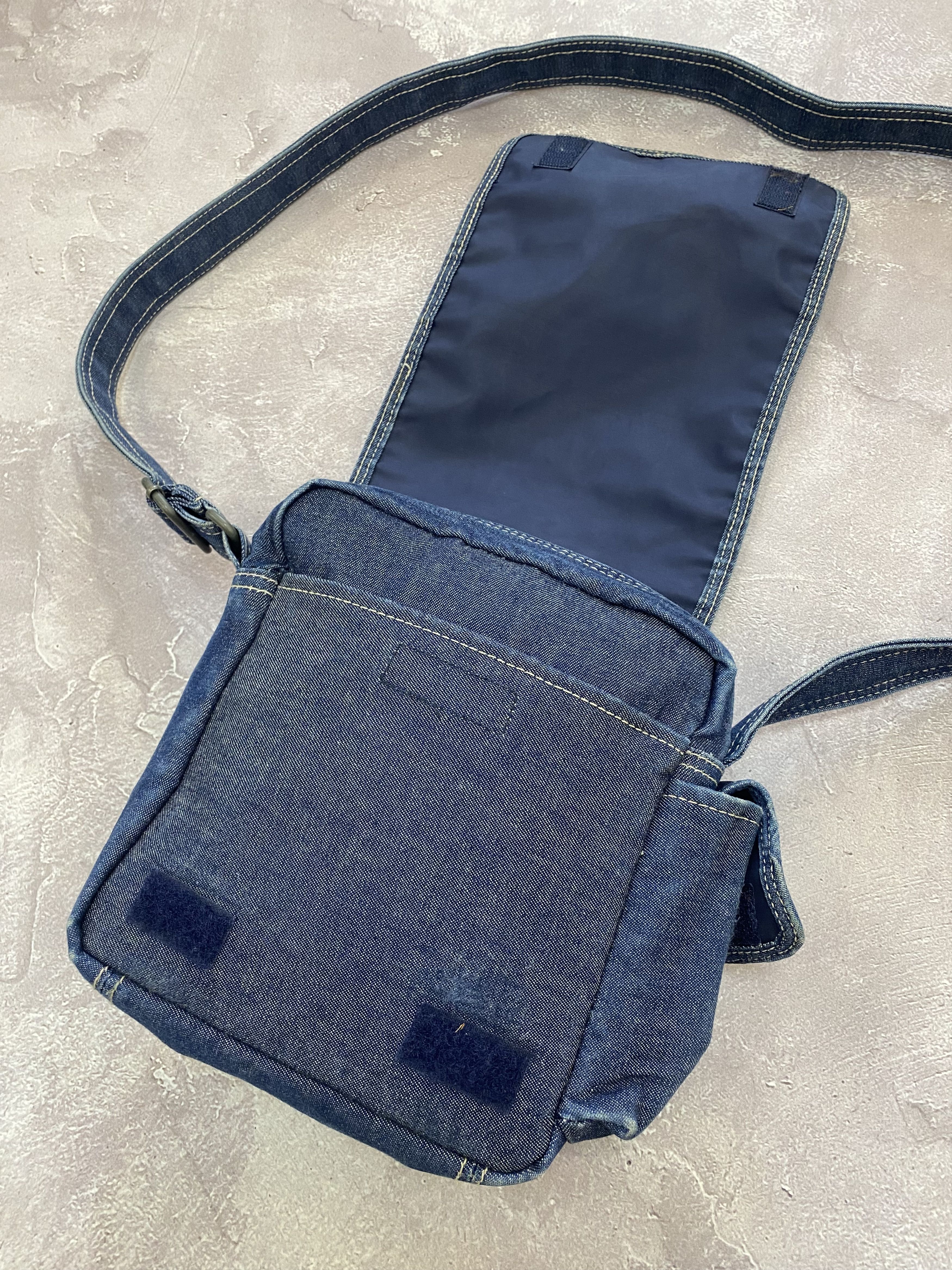 Kangol × Vintage Vintage Kangol Denim Shoulder Bag Size ONE SIZE - 6 Thumbnail