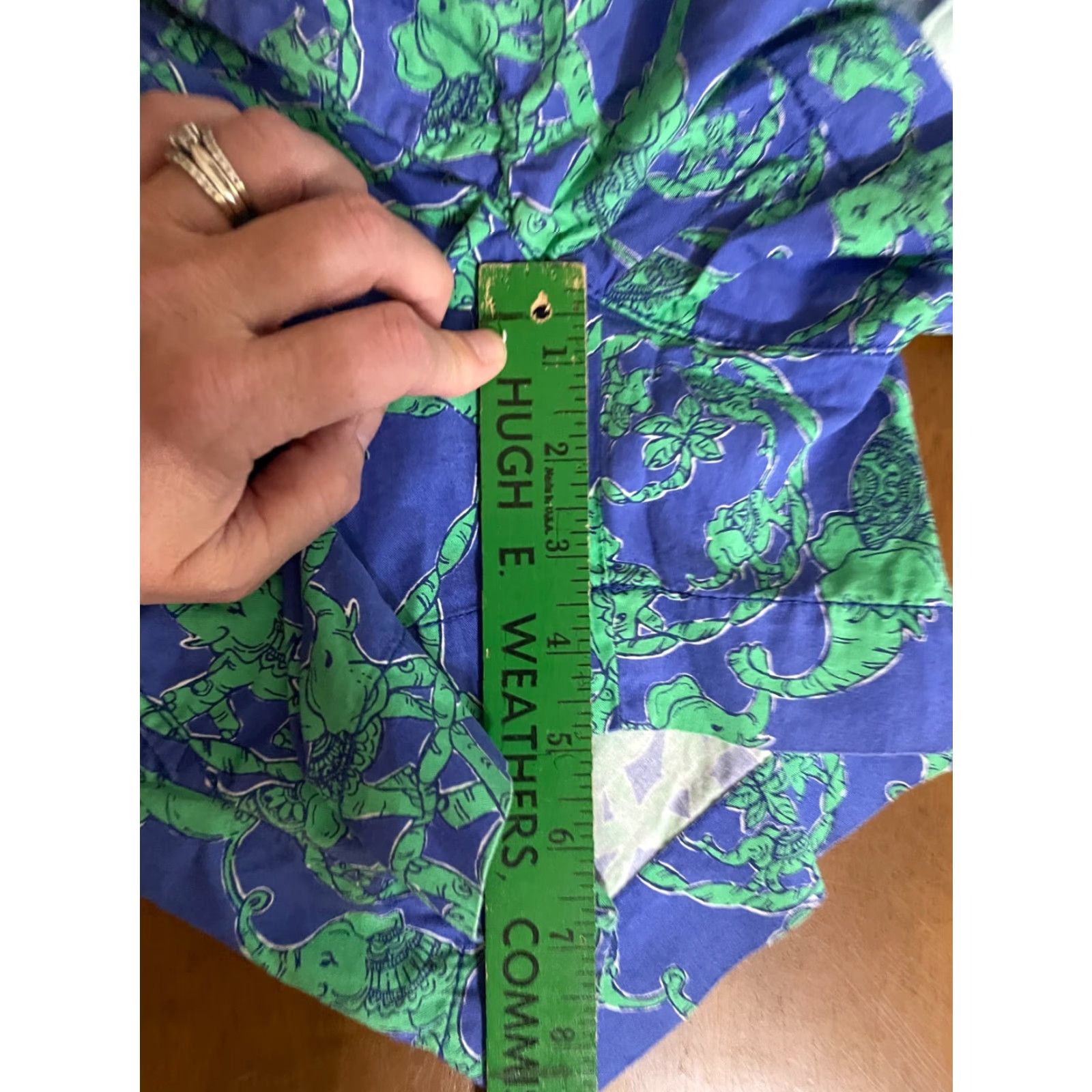 Lilly Pulitzer Lilly Pulitzer Callahan Shorts Womens Size 0 Purple Green Elephants Size 25" / US 0 / IT 36 - 6 Thumbnail