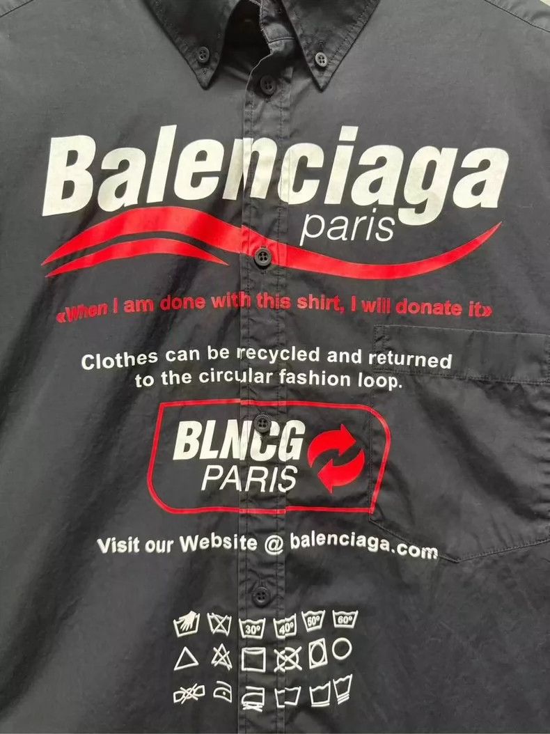 Other Balenciaga Waves Environmental Shirt Size US XS / EU 42 / 0 - 4 Thumbnail