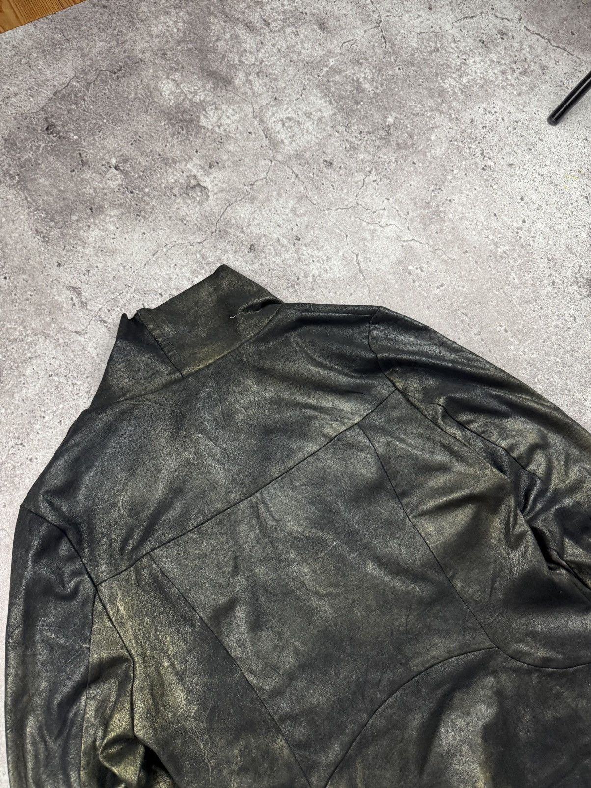 Hysteric Glamour Avant garde Junya Watanabe style opium pattern leather jacke Size US S / EU 44-46 / 1 - 9 Thumbnail