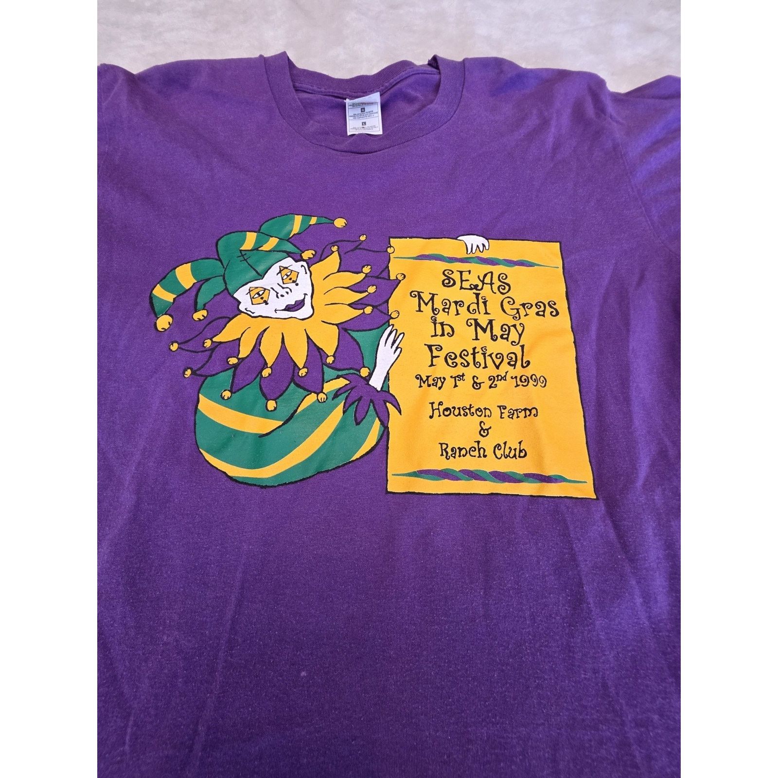 Fruit Of The Loom mardi gras Fruit Of The Loom Men's Size Large Short Sleeve Size US L / EU 52-54 / 3 - 2 Thumbnail