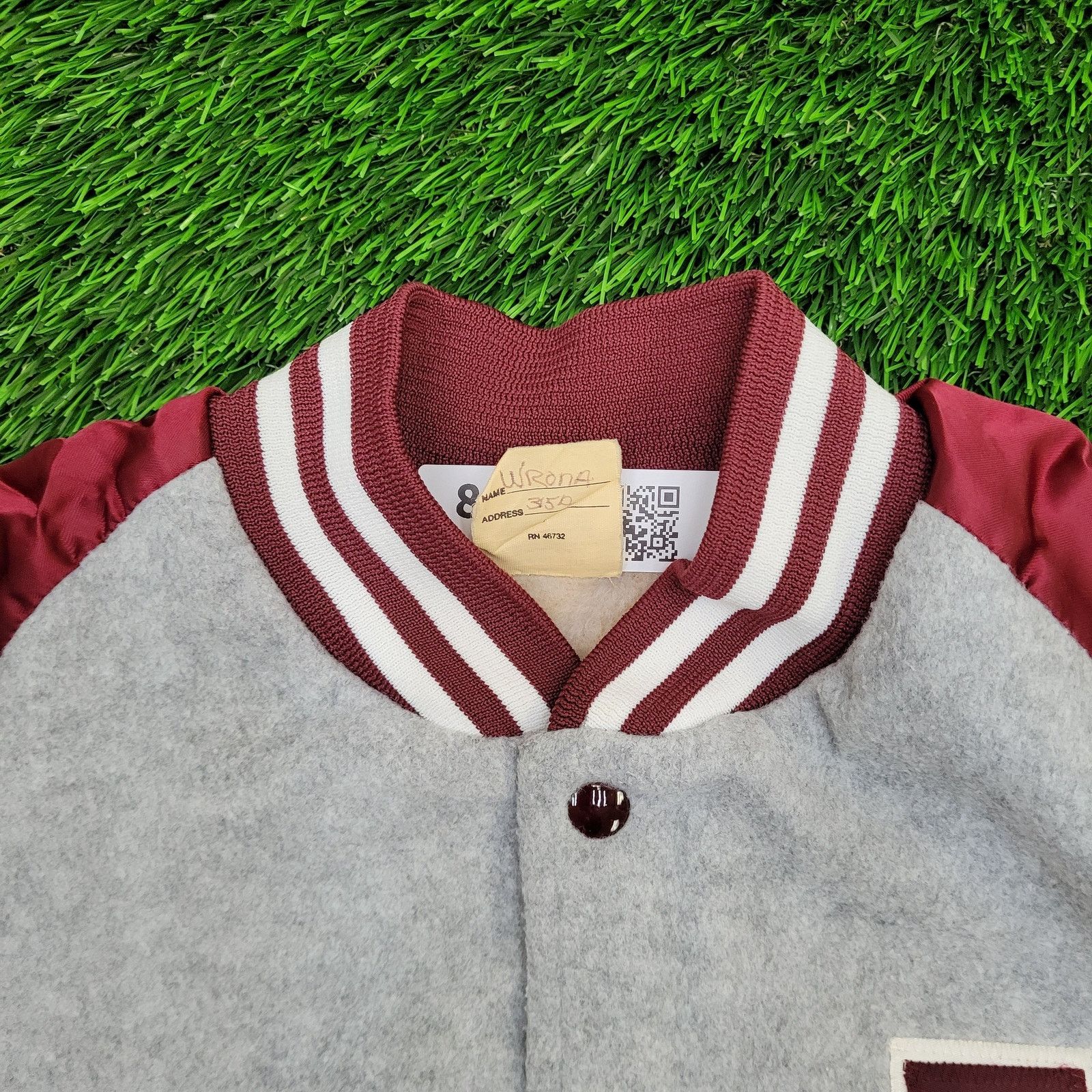Chalk Line Vintage 80s Chalk-Line Varsity Jacket M/L 24x23 Sherpa-Lined Size US L / EU 52-54 / 3 - 9 Thumbnail