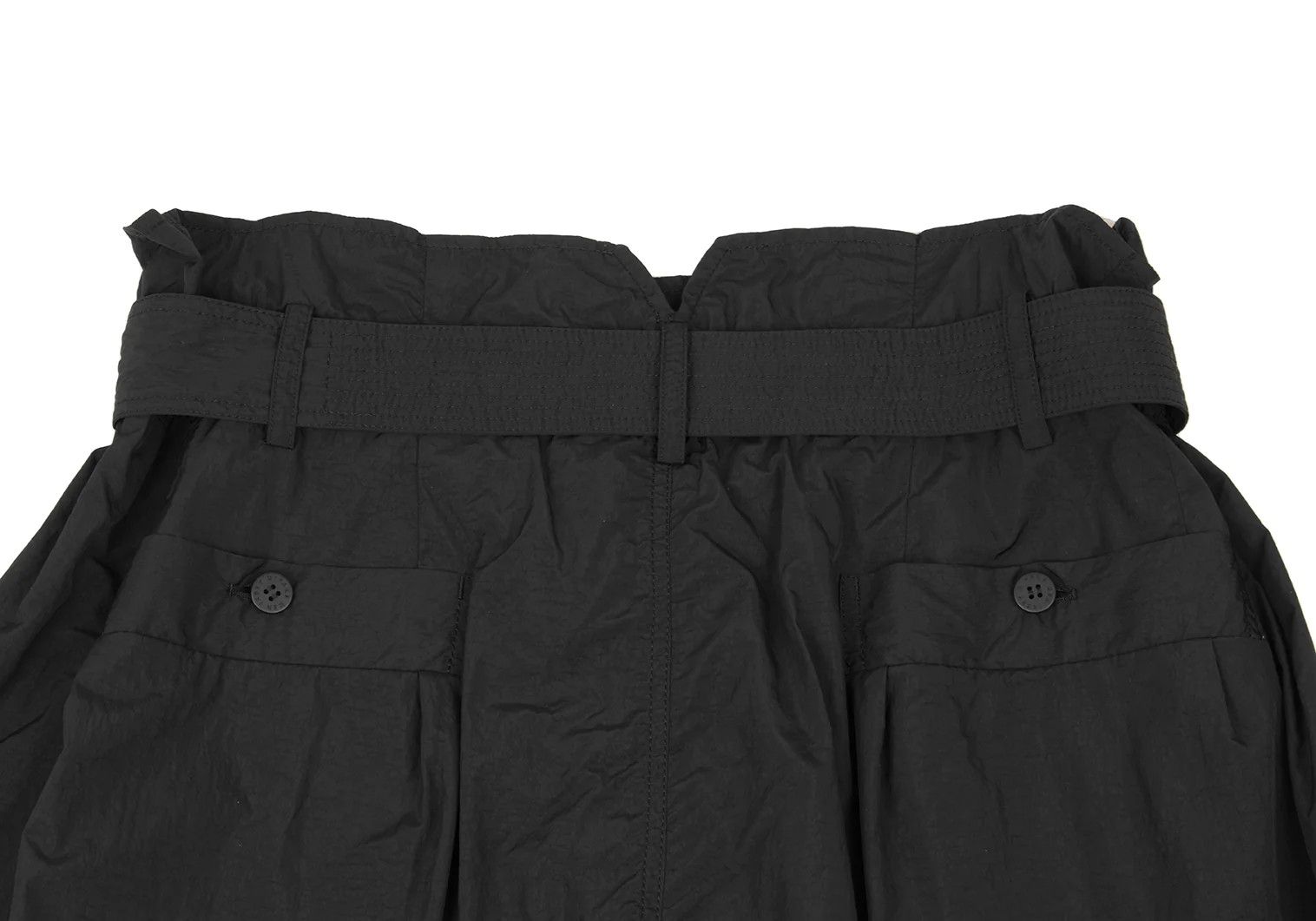 Issey Miyake Nylon Belted Wide Pants in Black Size 3 Size US 34 / EU 50 - 11 Thumbnail