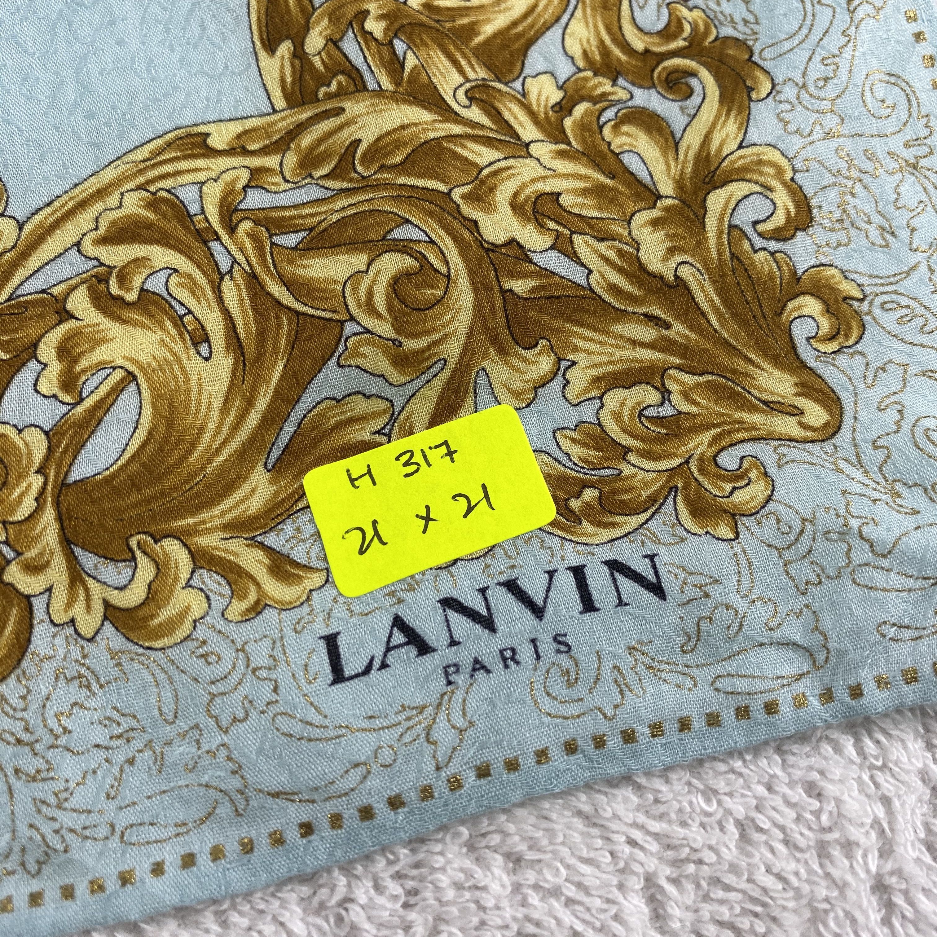 Lanvin × Vintage Lanvin Handkerchief / Neckerchief / Bandana Size ONE SIZE - 5 Thumbnail