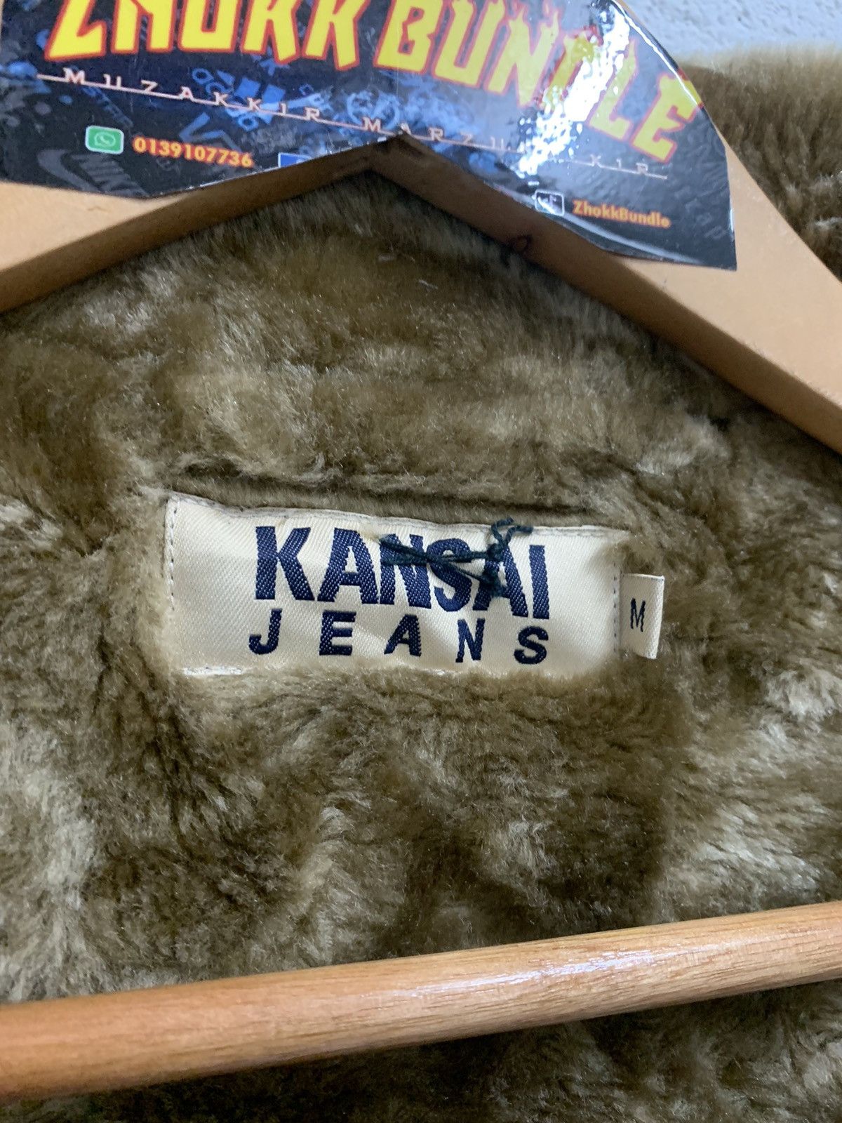 Japanese Brand Vintage Kansai Yamamoto Sherpa Jacket Snap Buttom Shirt Size US M / EU 48-50 / 2 - 6 Thumbnail