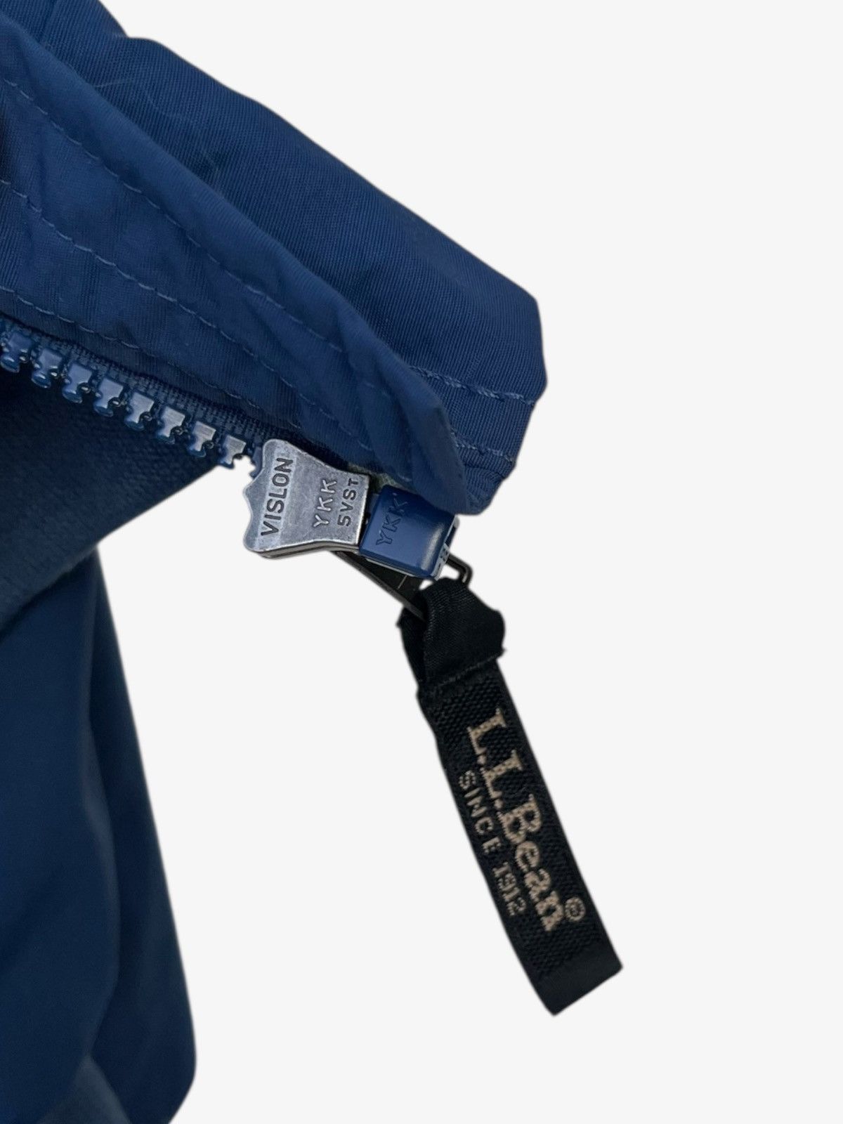 L.L. Bean L.L.Bean Blue Nylon Fleece Lined Warm-up Jacket Size US M / EU 48-50 / 2 - 10 Thumbnail