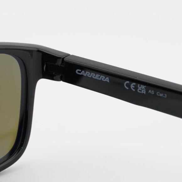 Carrera CARRERA 2047T/S 0D51 Z0 Sunglasses Black/Blue Rectangle Size ONE SIZE - 5 Thumbnail