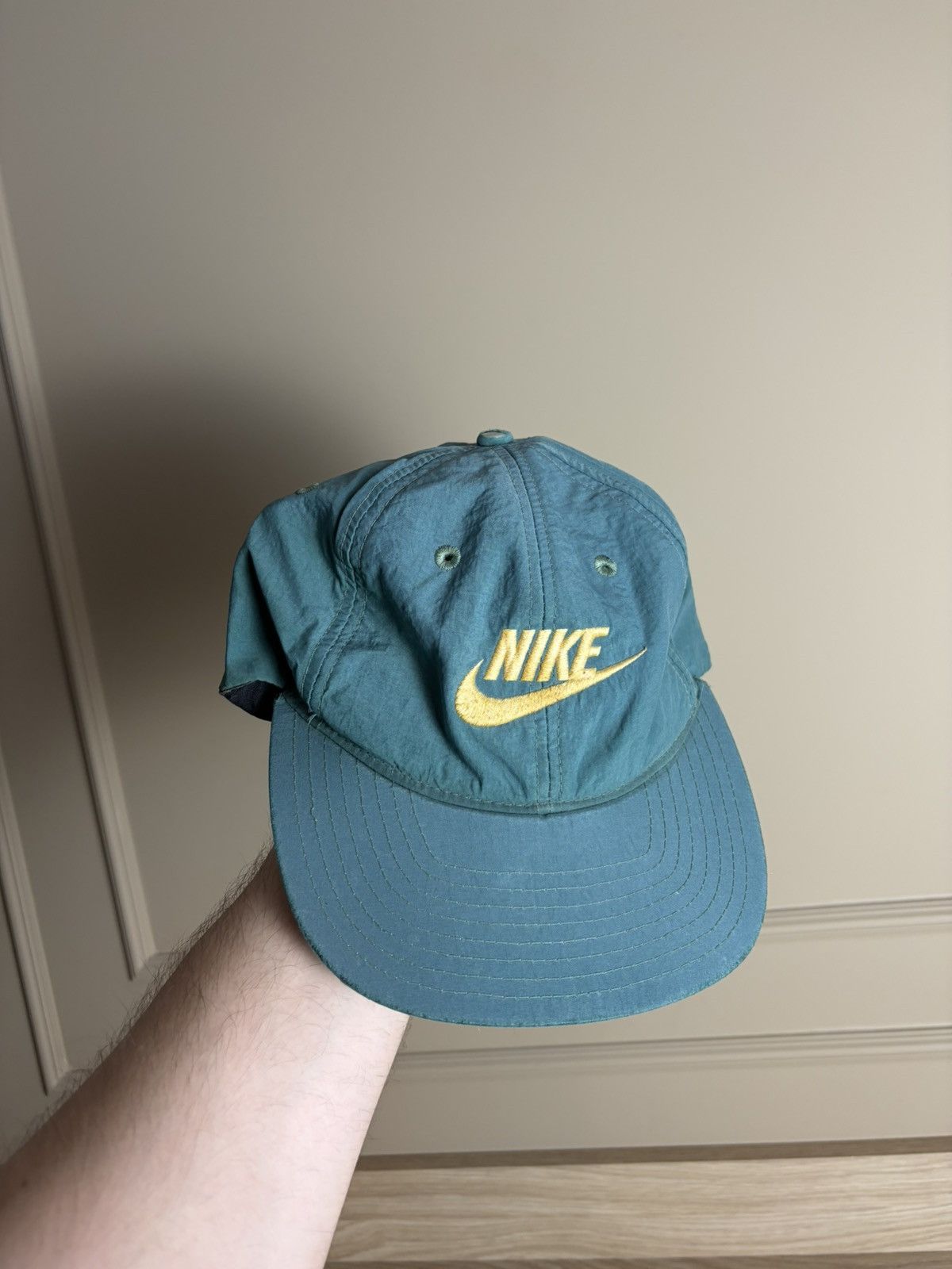 Nike Vintage 90s Nike Hat Cap Big Logo Size ONE SIZE - 1 Thumbnail