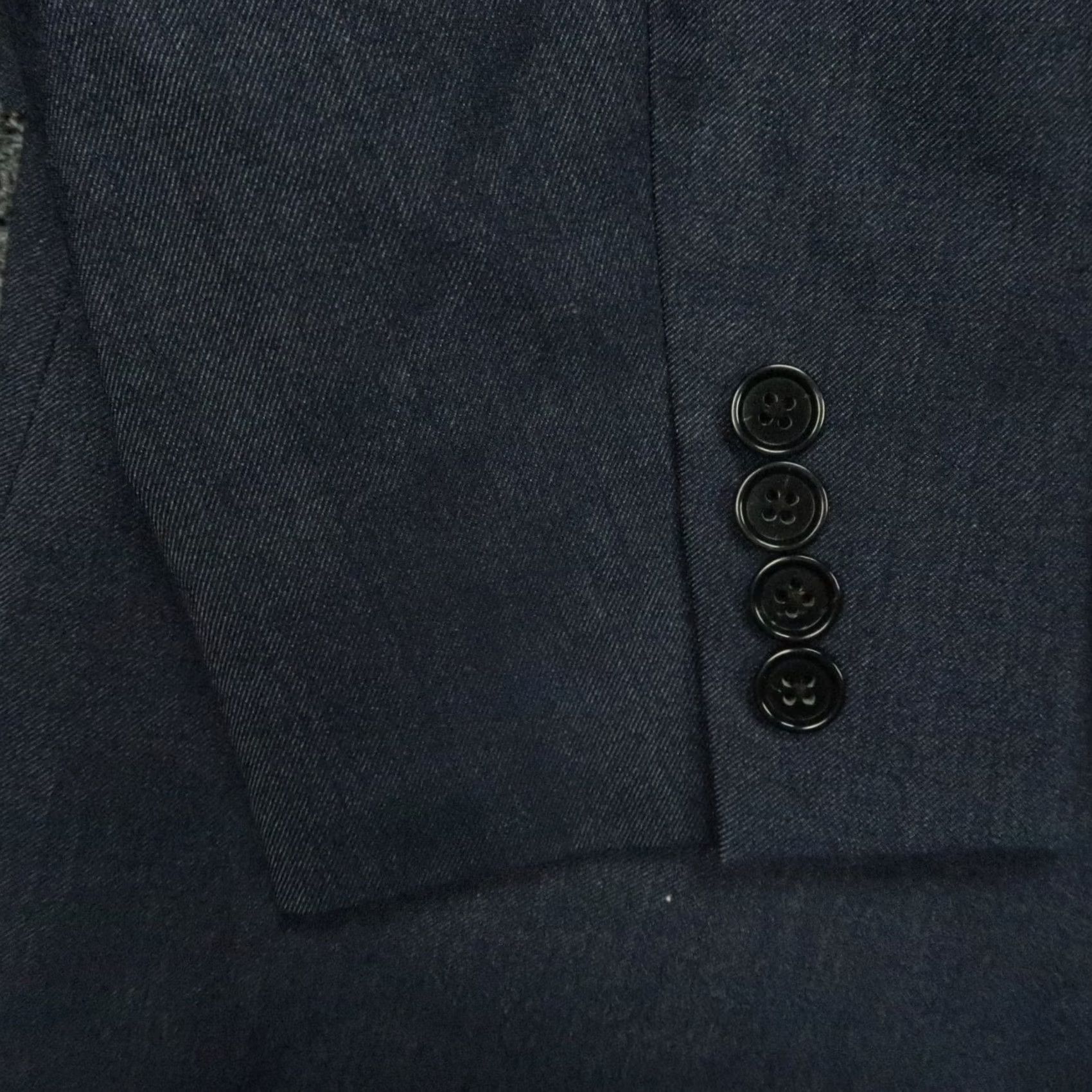Banana Republic Banana Republic Blazer Men 48R Blue Slim Wool Blend Short/Single-Breasted 2 Button Notch Lapel Shirt/Jacket? Size 48R - 4 Thumbnail