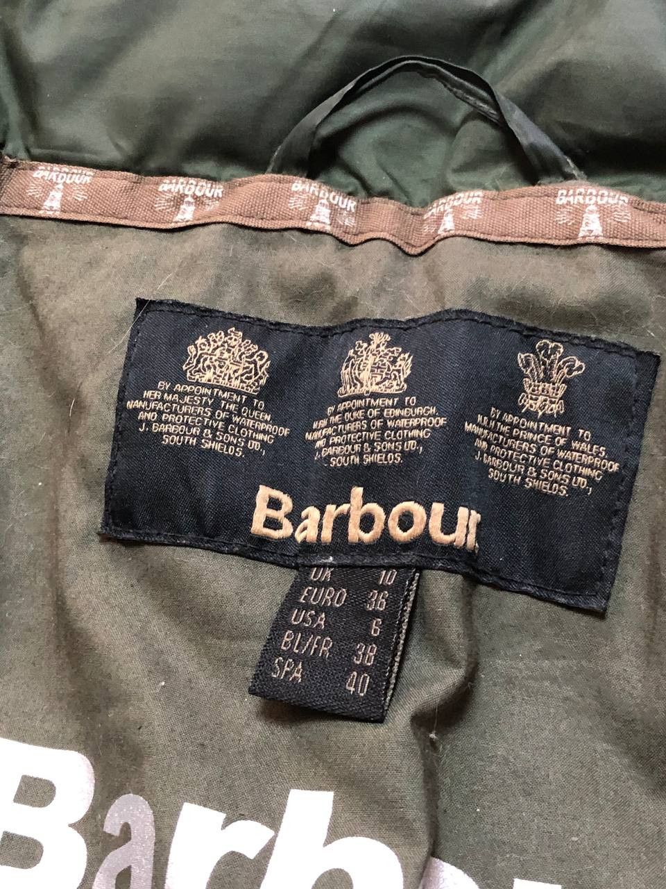 Barbour Y2K Streetwear Green Down Jacket Logo Barbour Size M / US 6-8 / IT 42-44 - 2 Thumbnail