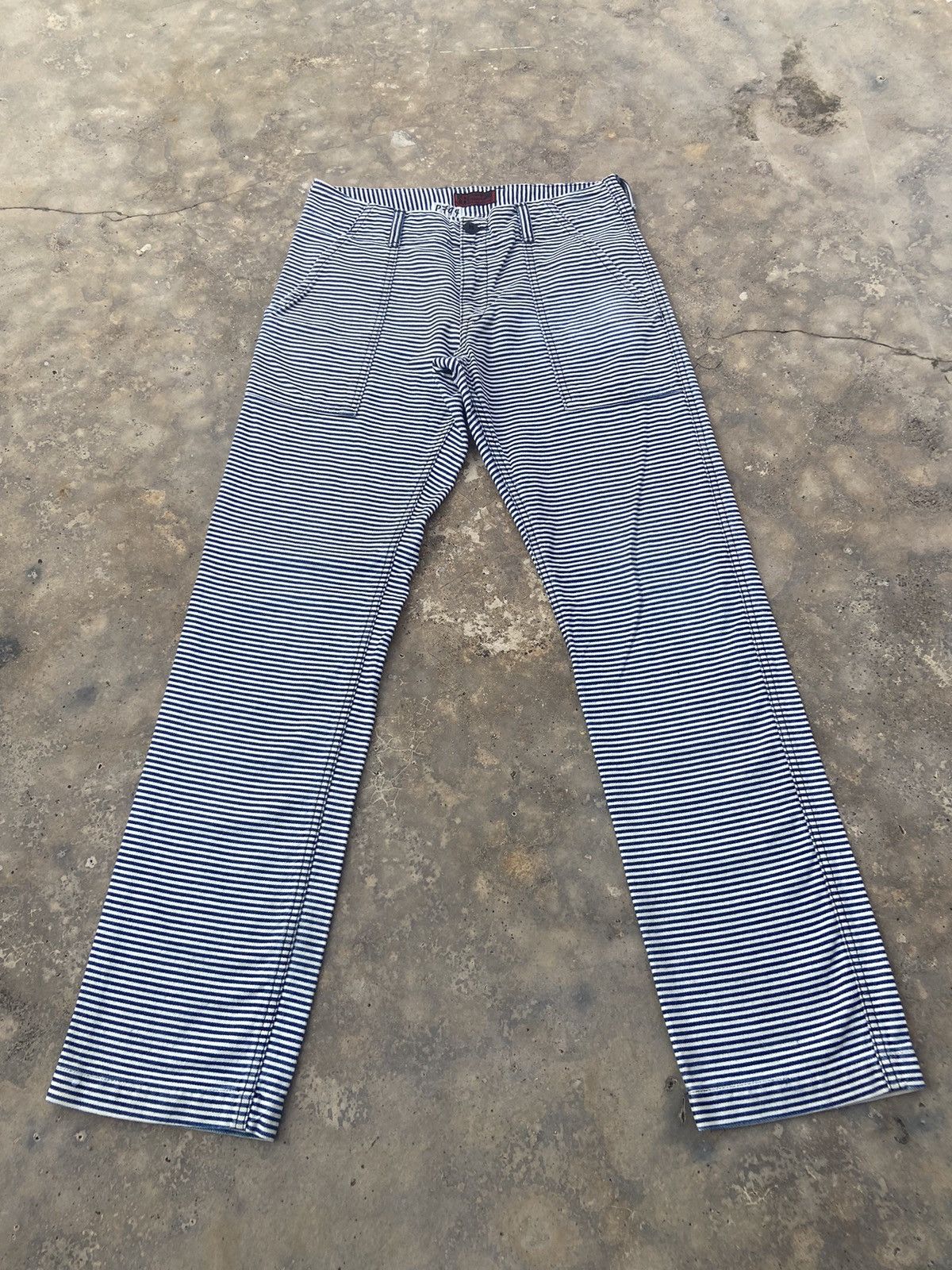 Johnbull JOHNBULL JAPAN HICKORY STRIPE PANT Size US 31 - 6 Thumbnail