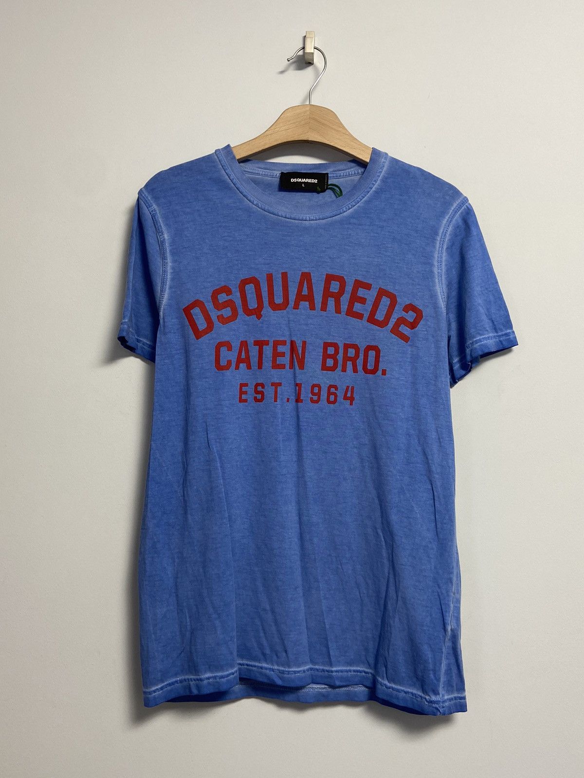 Dsquared2 Dsquared2 Caten bro Print T-shirt In Blue Size US L / EU 52-54 / 3 - 1 Thumbnail