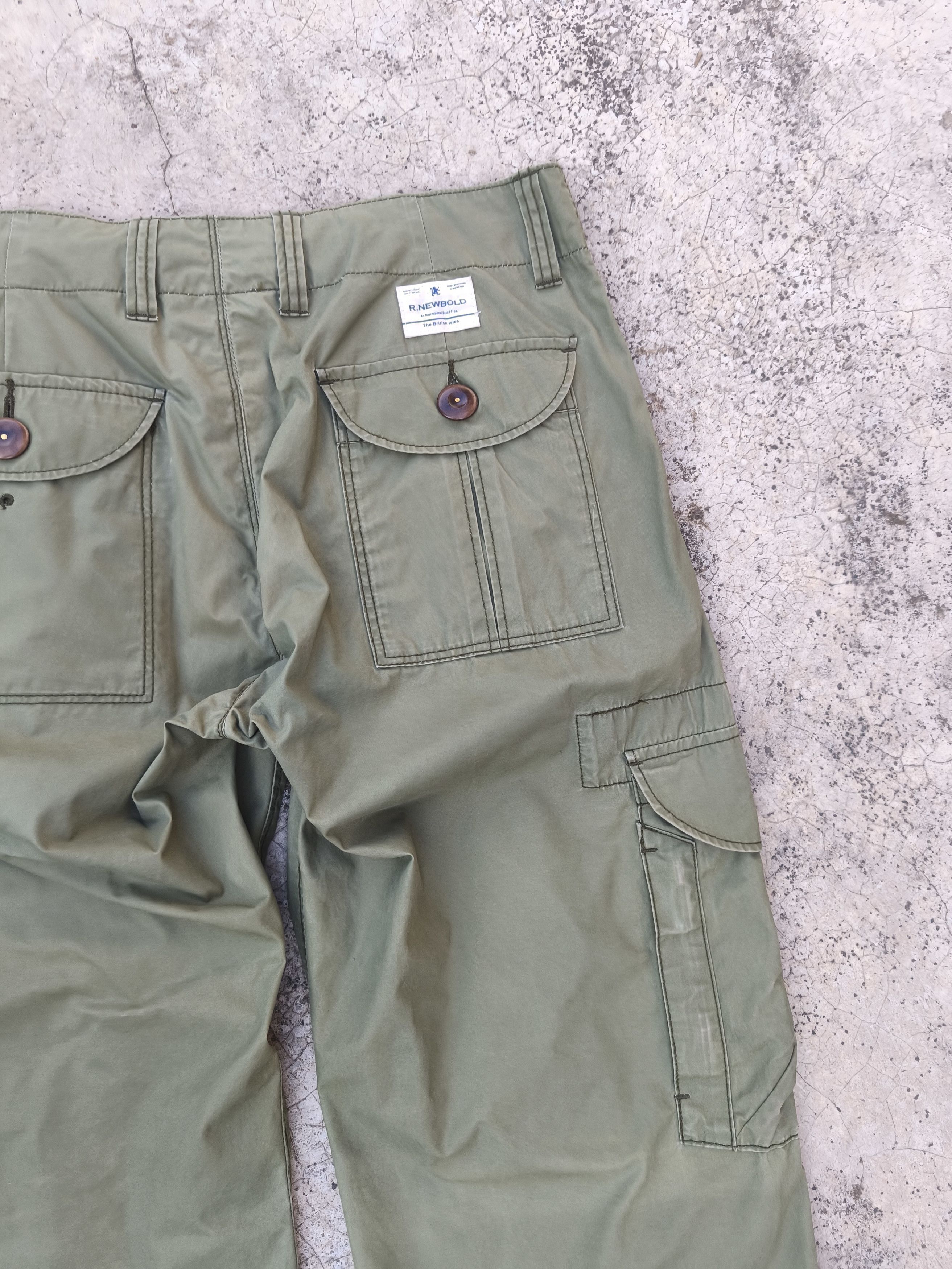 R.Newbold R Newbold Cargo pants Olive Green color Size US 32 / EU 48 - 12 Thumbnail